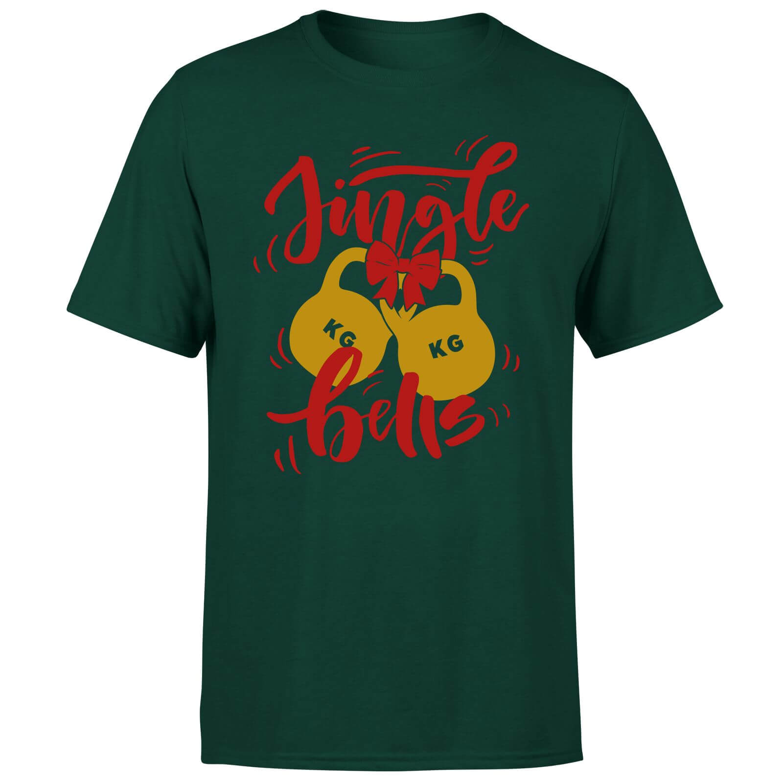 Jingle (Kettle) Bells T-Shirt - Forest Green - S - Forest Green
