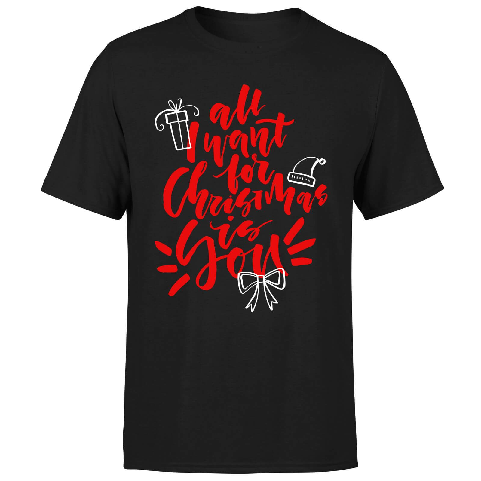 All i want for Christmas T-Shirt - Black - S - Black