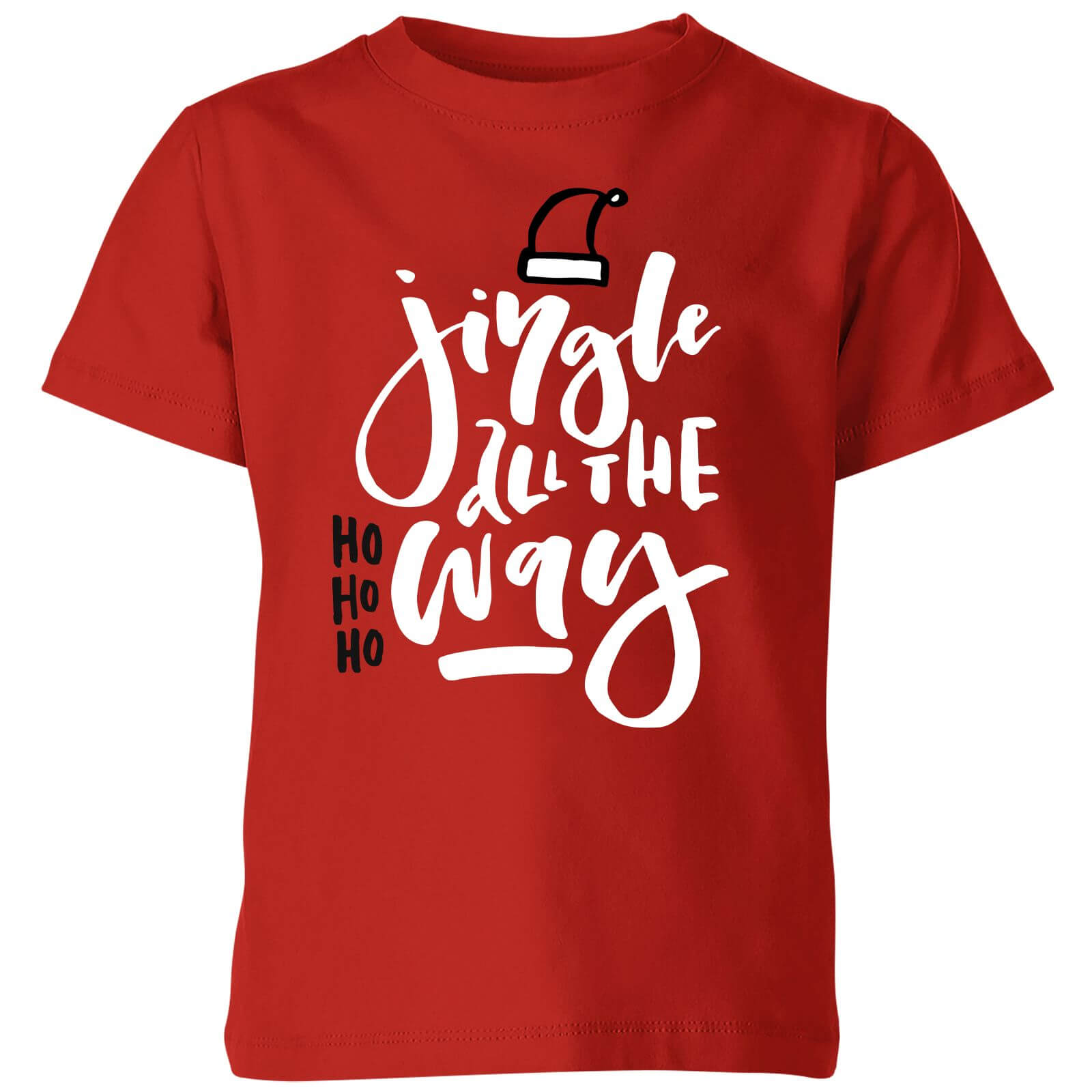 Jingle Kids' T-Shirt - Red - 3-4 Years - Red