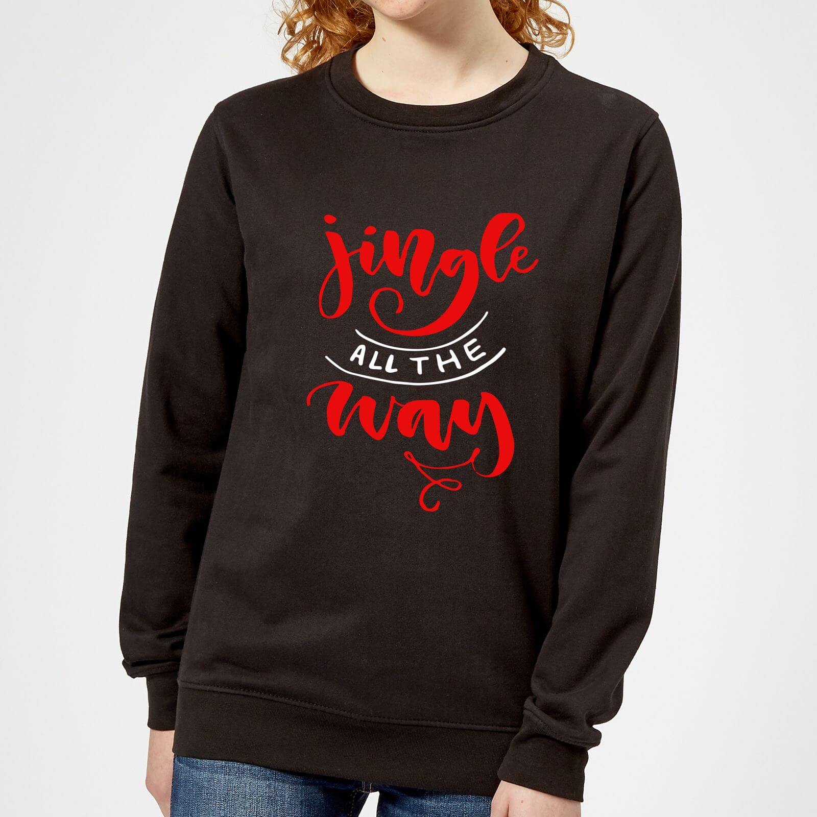 Jingle all the Way Women's Sweatshirt - Black - XS - Black