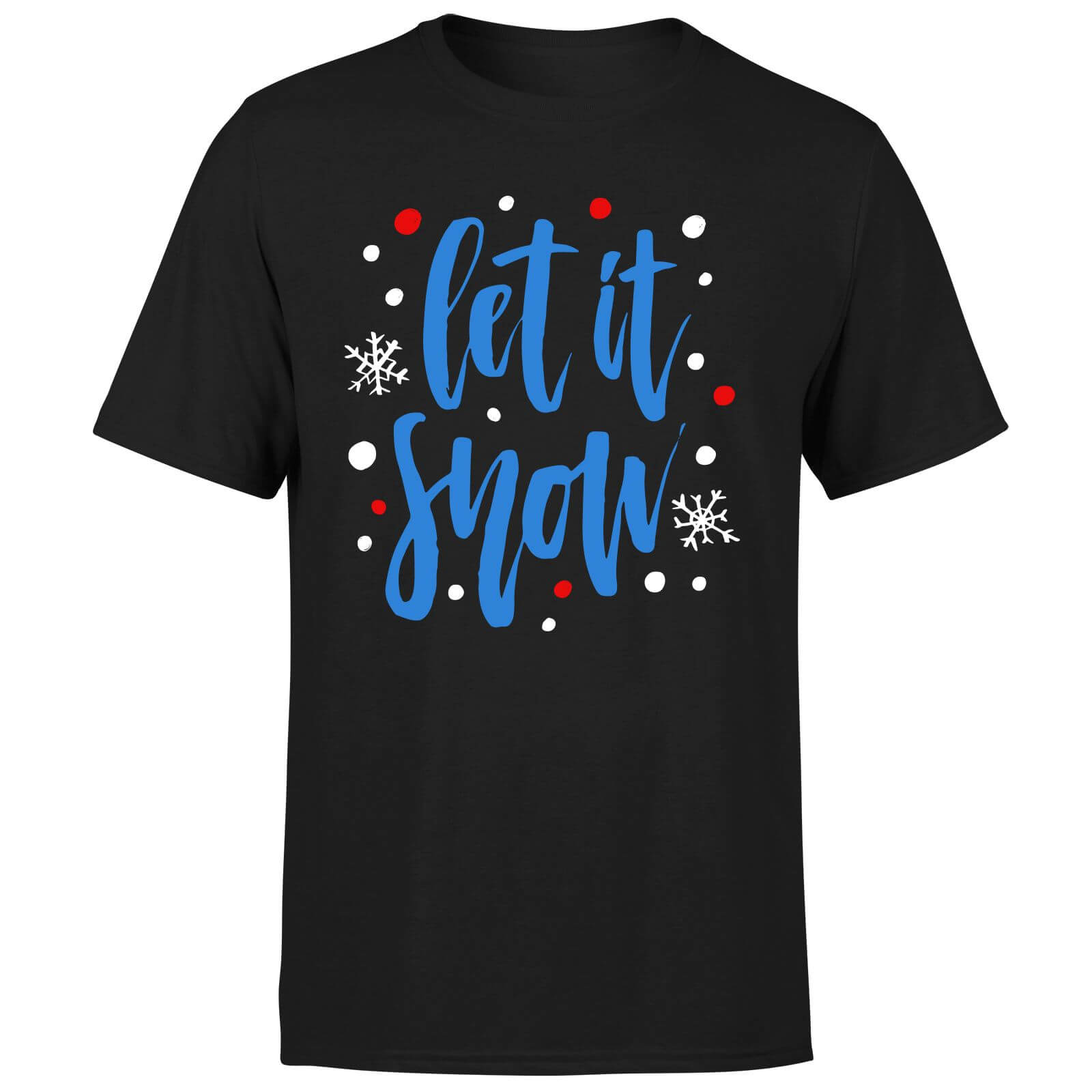 Let it Snow T-Shirt - Black - S - Black
