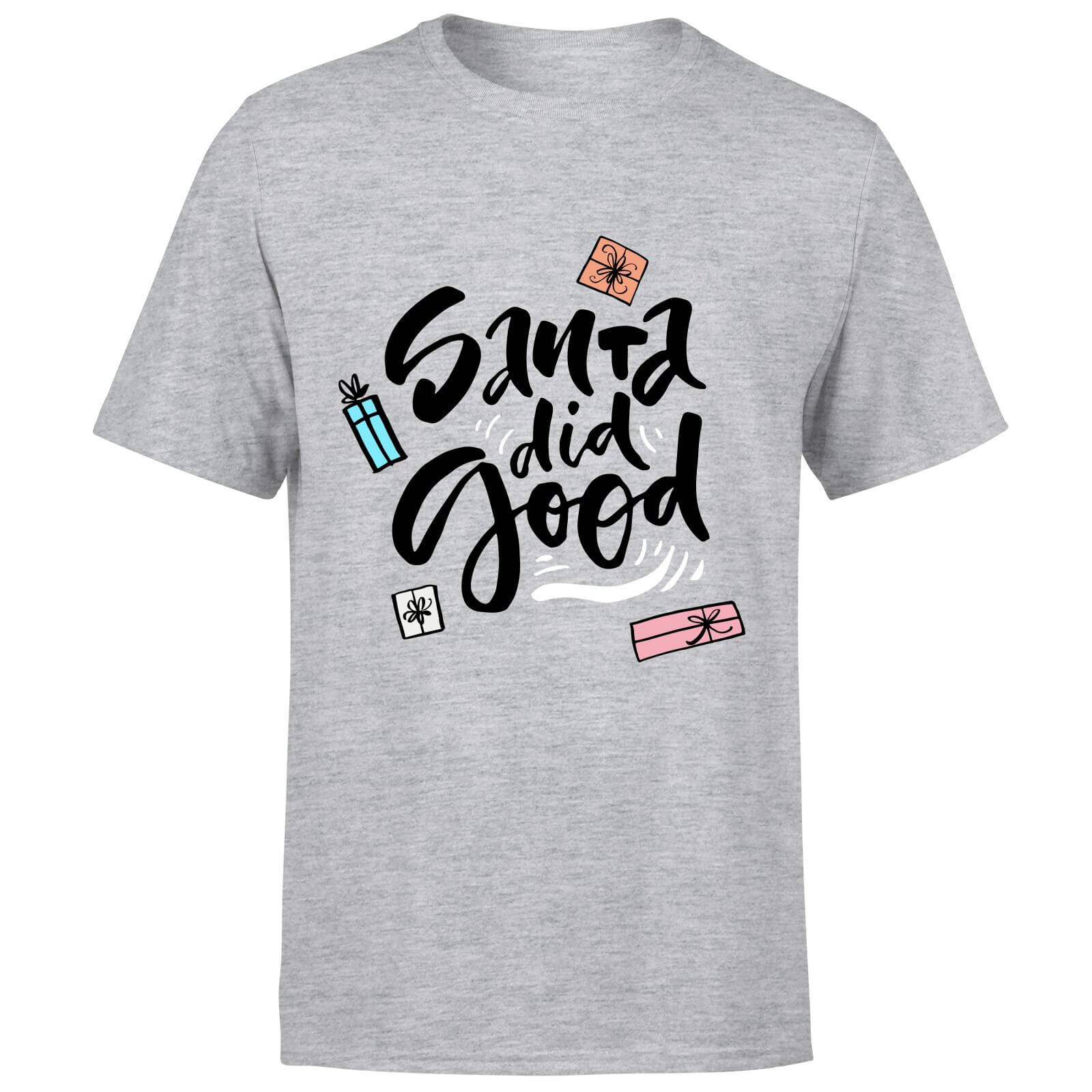 Santa Did Good T-Shirt - Grey - S - Grey