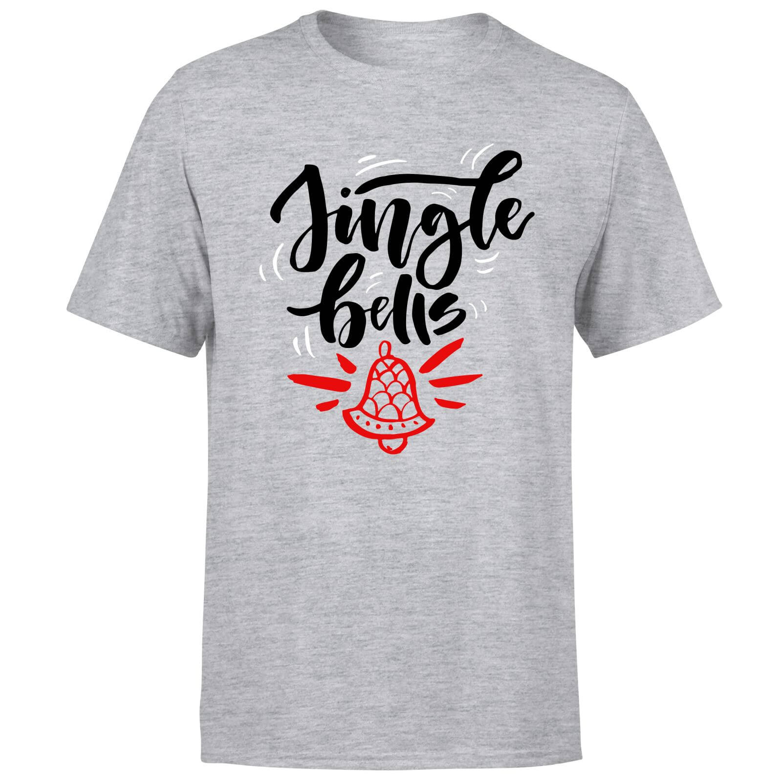 jingle Bells T-Shirt - Grey - S - Grey