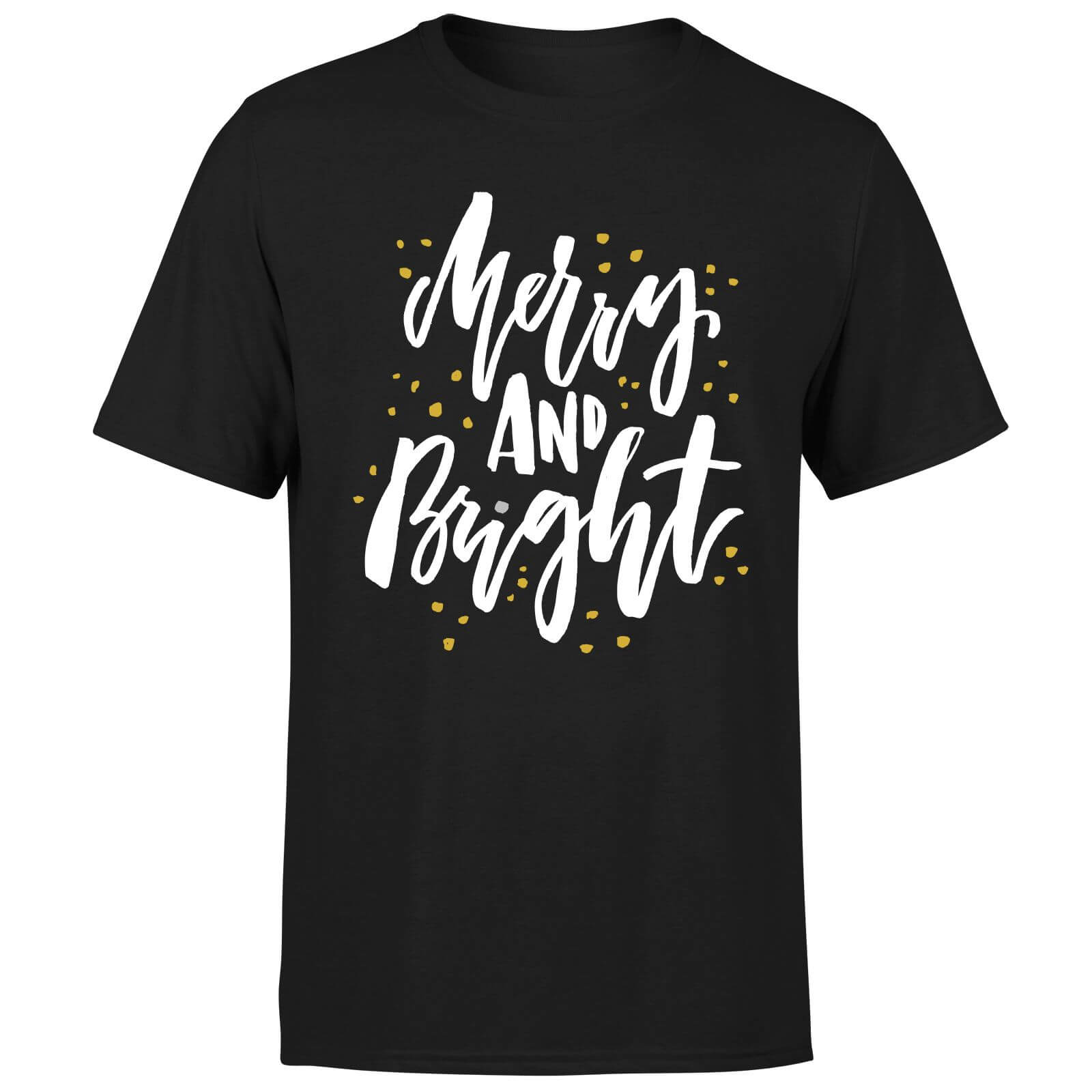 Merry and Bright T-Shirt - Black - S - Black