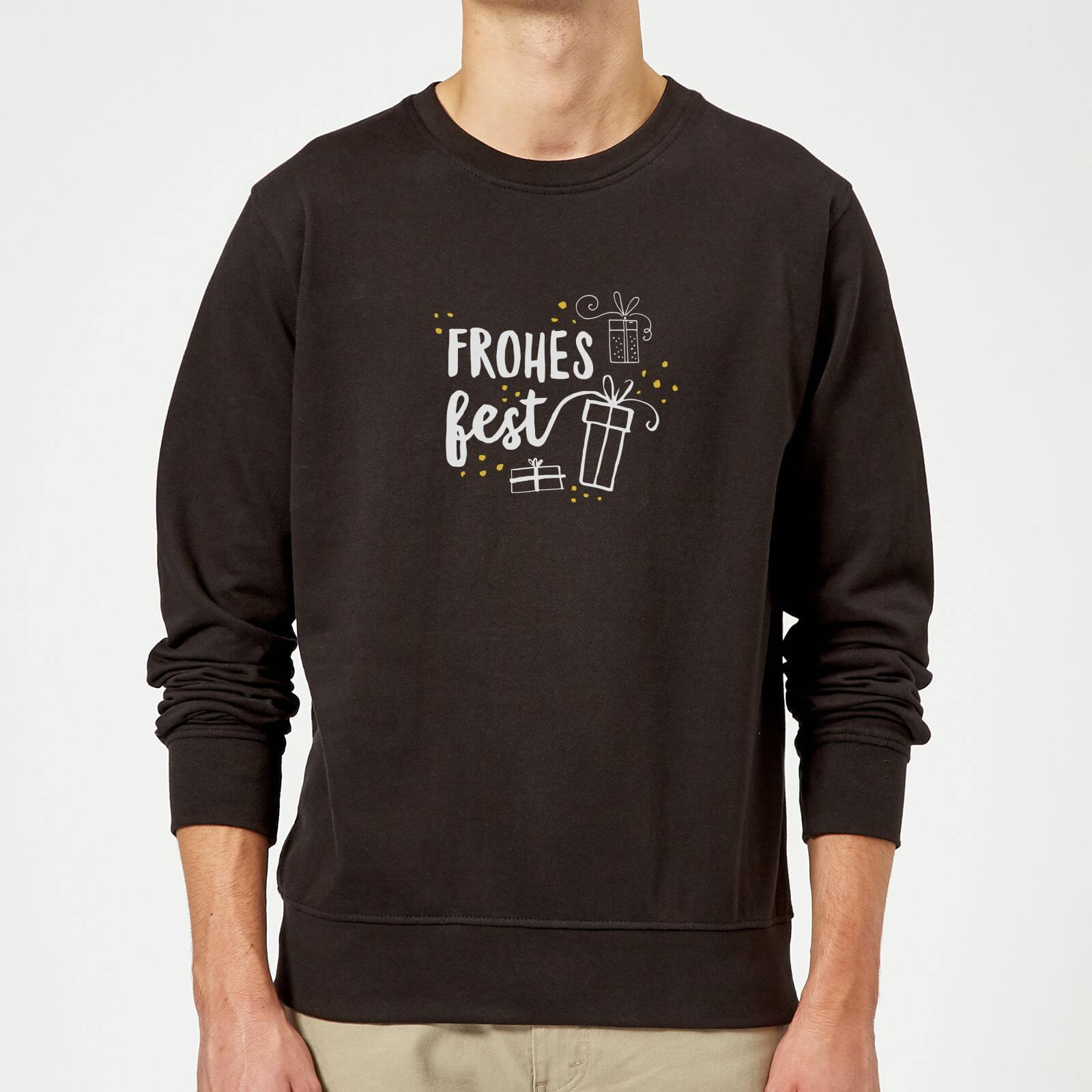 Frohes Fest Sweatshirt - Black - S - Black