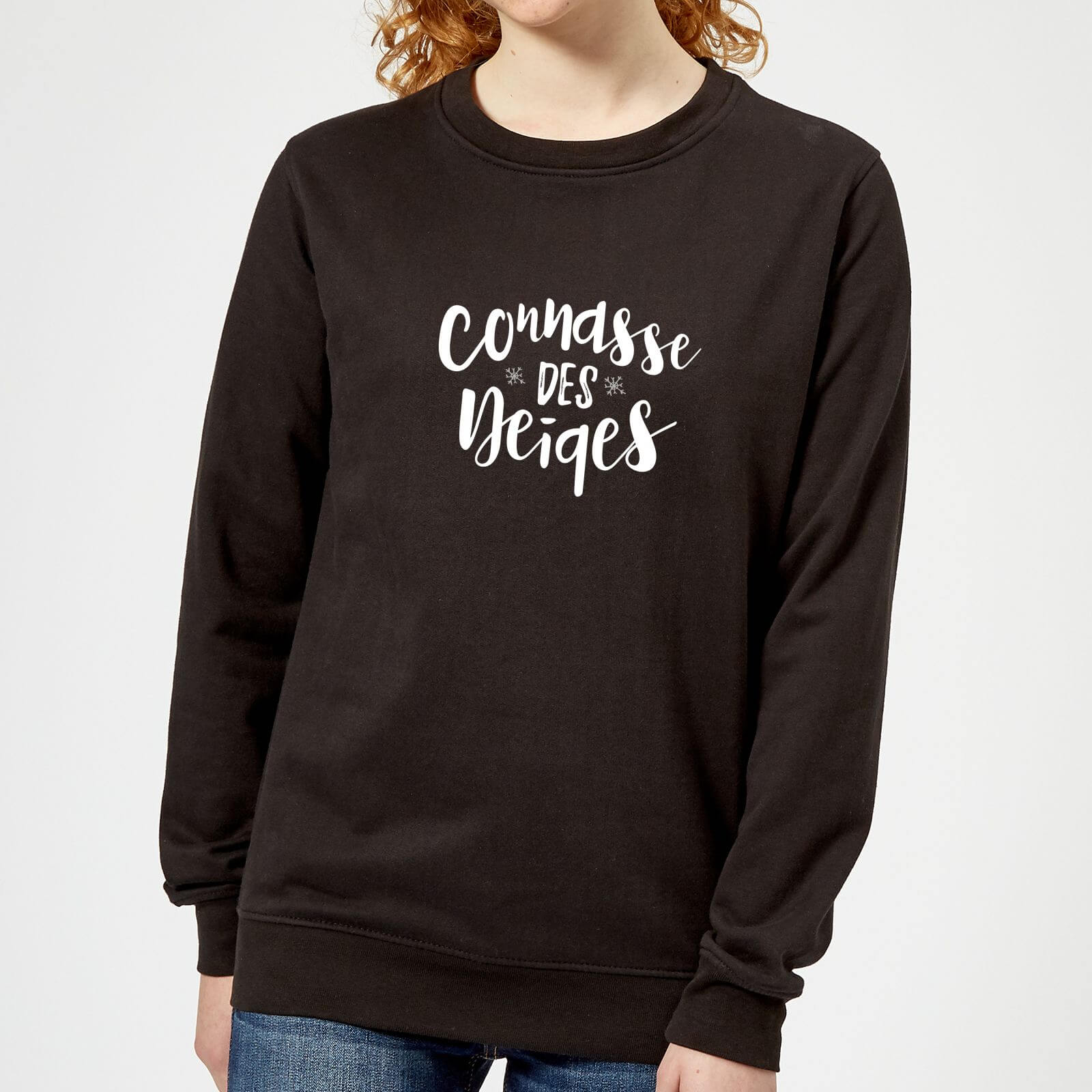 Connasse Des Neiges Women's Sweatshirt - Black - XS - Black