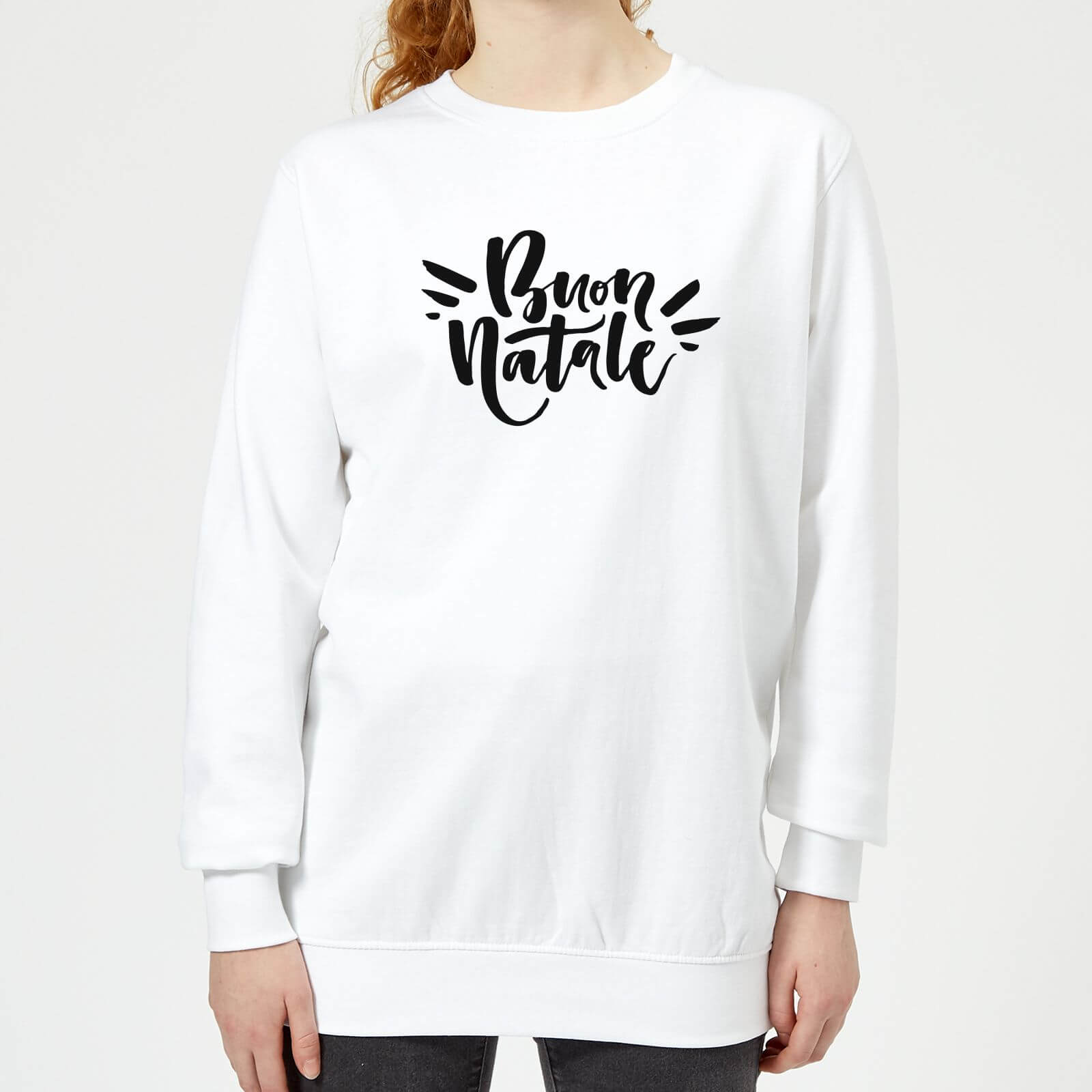 Buon Natale Women's Sweatshirt - White - XS - White