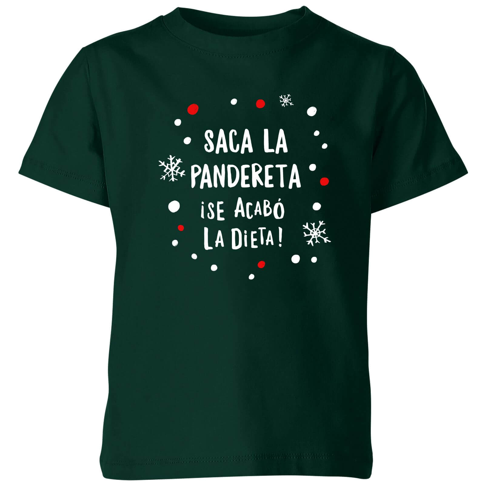 Saca La Pandereta Kids' T-Shirt - Forest Green - 5-6 Years - Forest Green