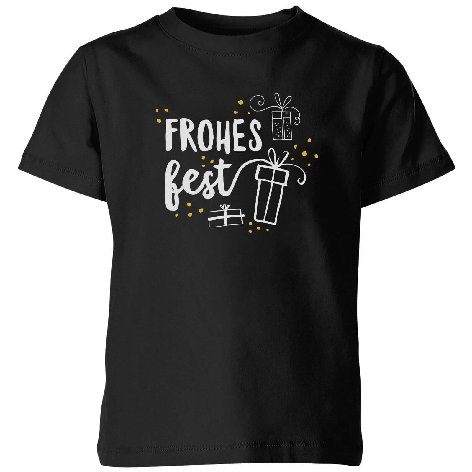 Frohes Fest Kids' T-Shirt - Black - 3-4 Years - Black