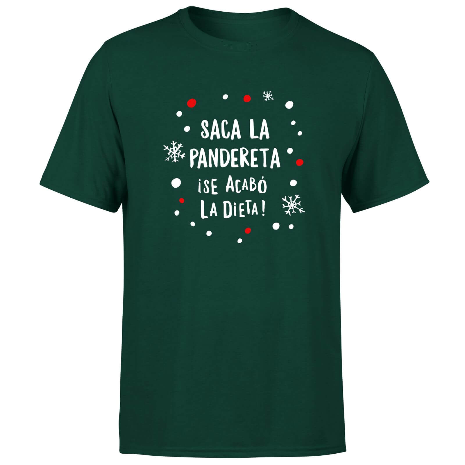 Saca La Pandereta T-Shirt - Forest Green - S - Forest Green