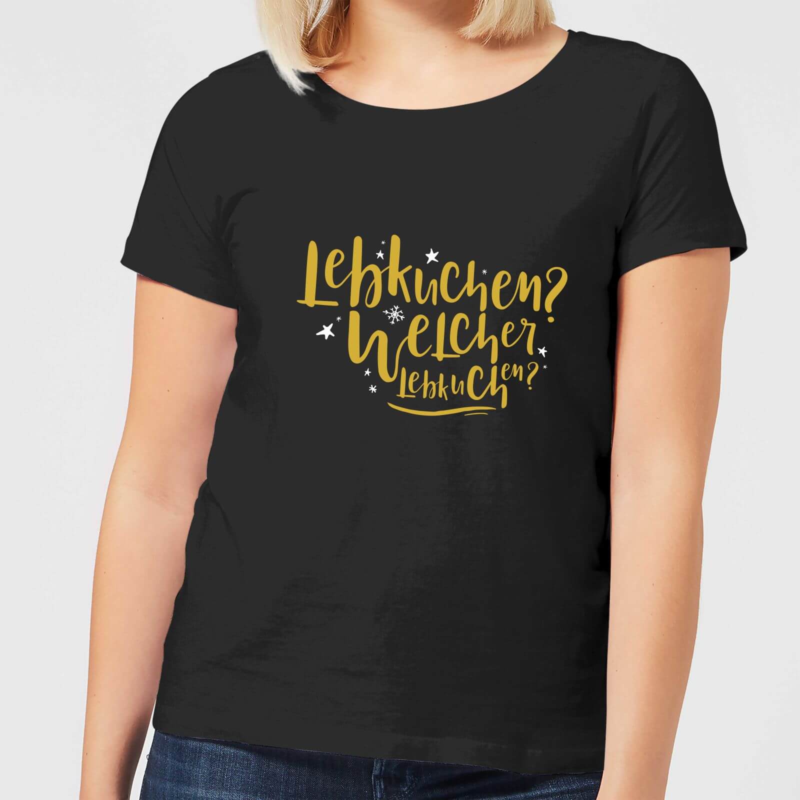 Lebkuchen Frauen T-Shirt - Schwarz - 3XL