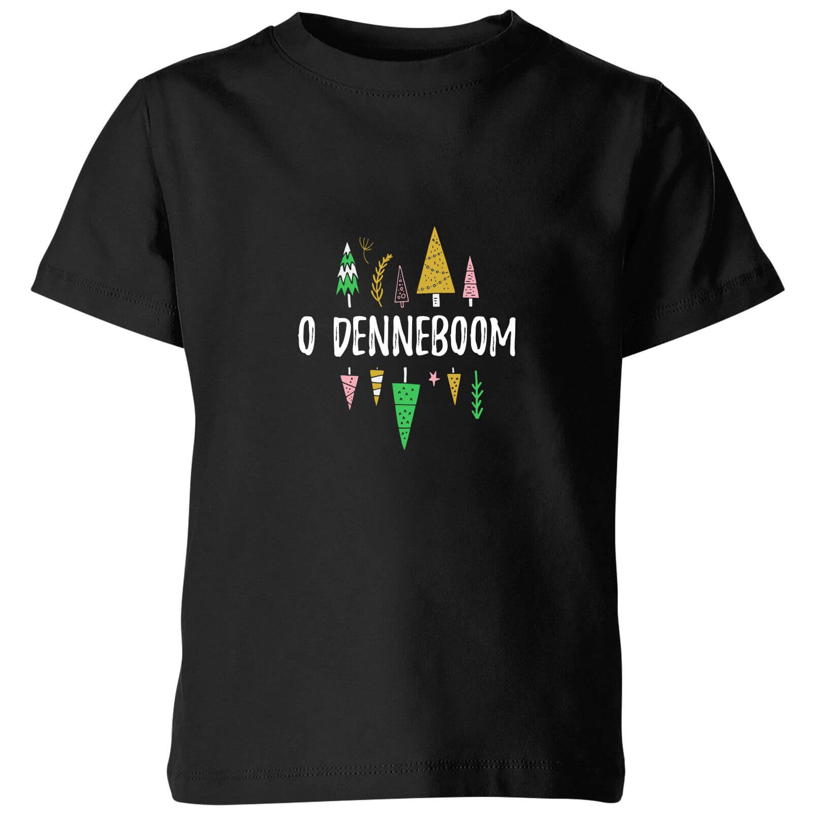 O Denneboom Kids' T-Shirt - Black - 3-4 Years - Black
