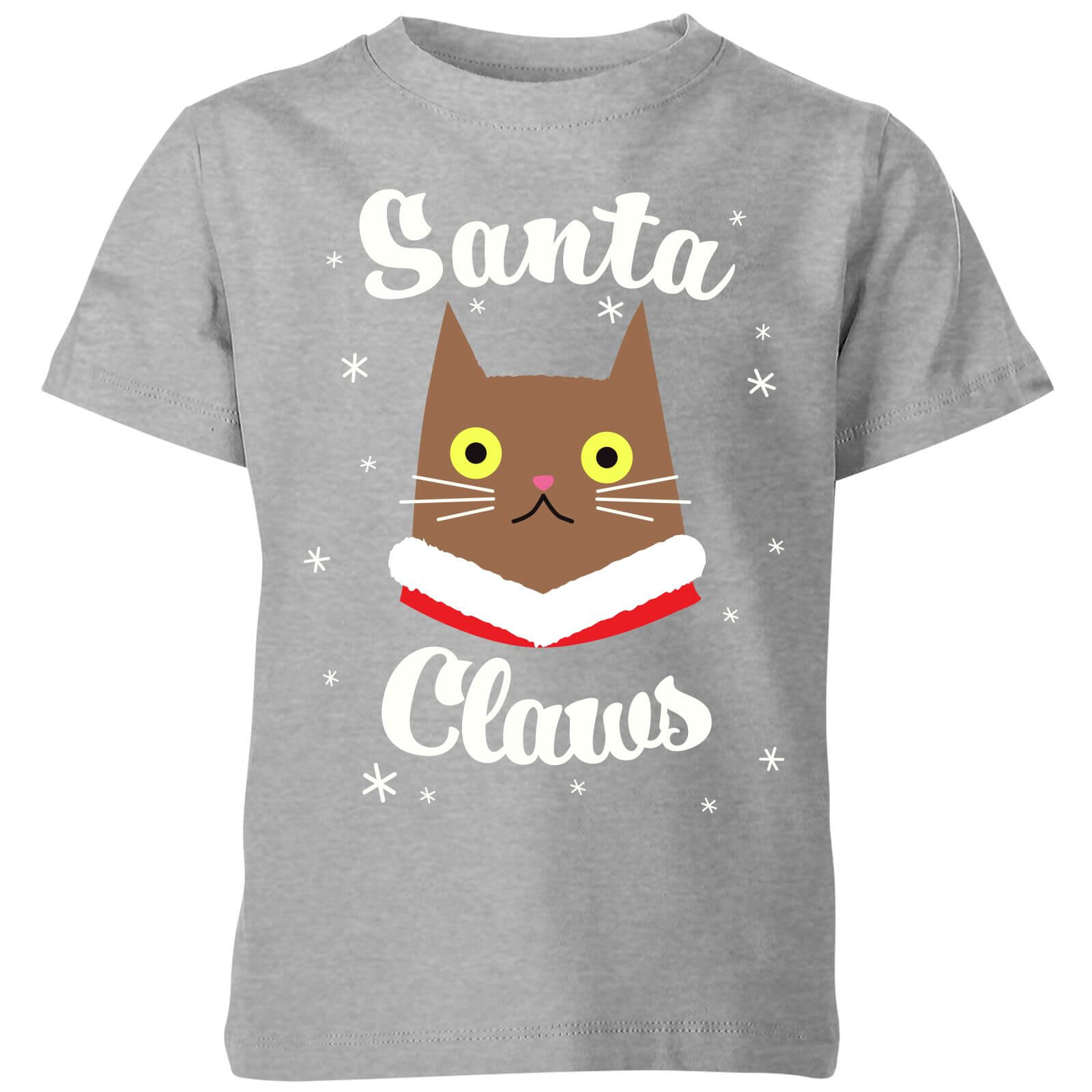 Santa Claws Kids' T-Shirt - Grey - 3-4 Years - Grey
