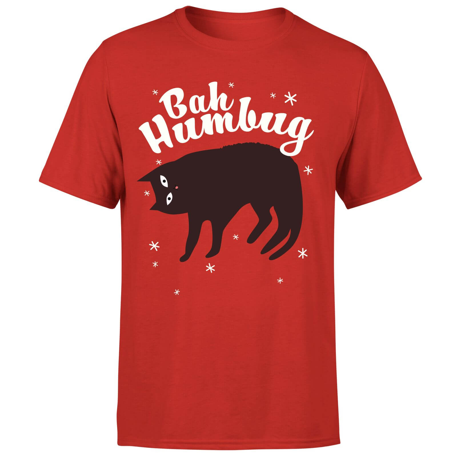Bah Humbug T-Shirt - Red - S - Red