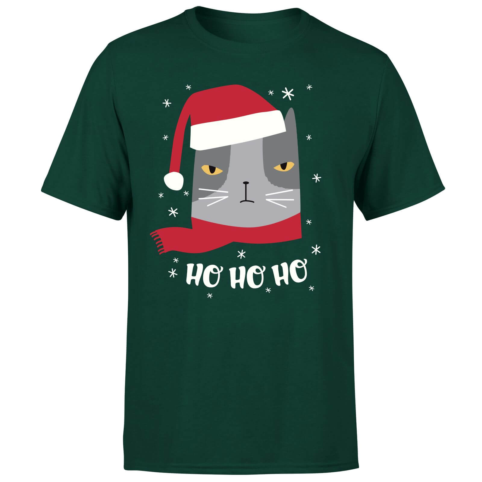 Ho Ho Ho T-Shirt - Forest Green - S - Forest Green