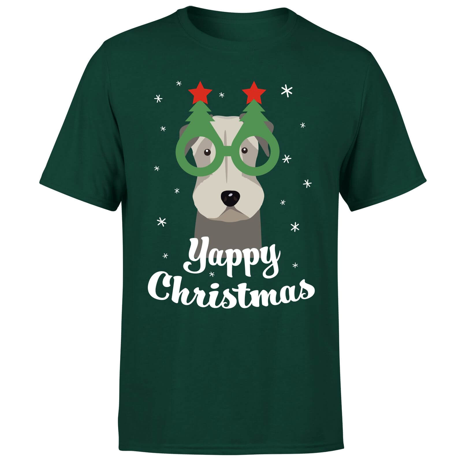 Yappy Christmas T-Shirt - Forest Green - XS - Forest Green