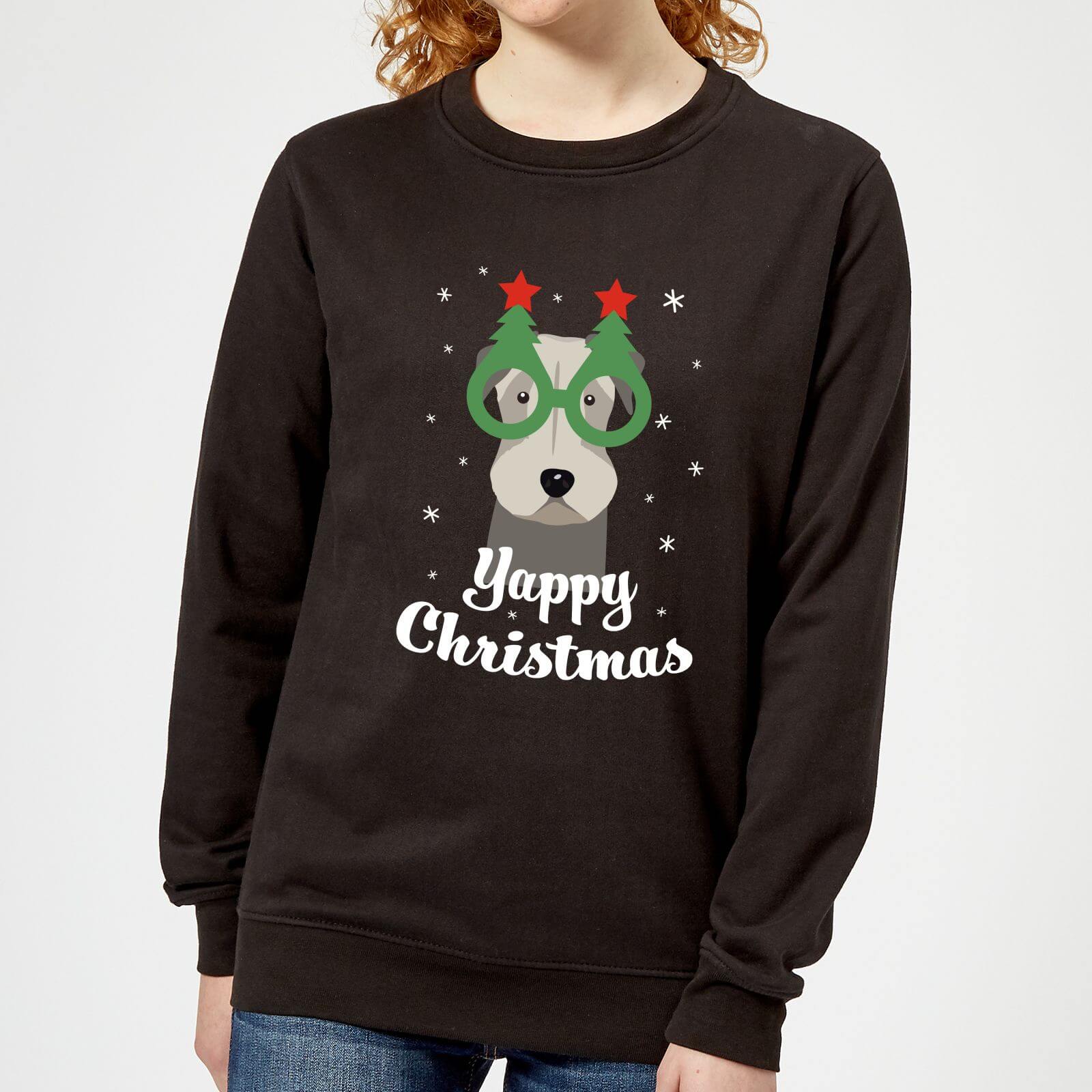 Yappy Christmas Women's Sweatshirt - Black - XS