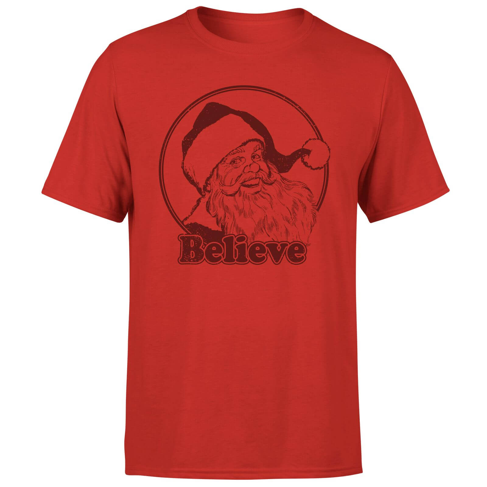 Believe Red T-Shirt - Red - M - Red