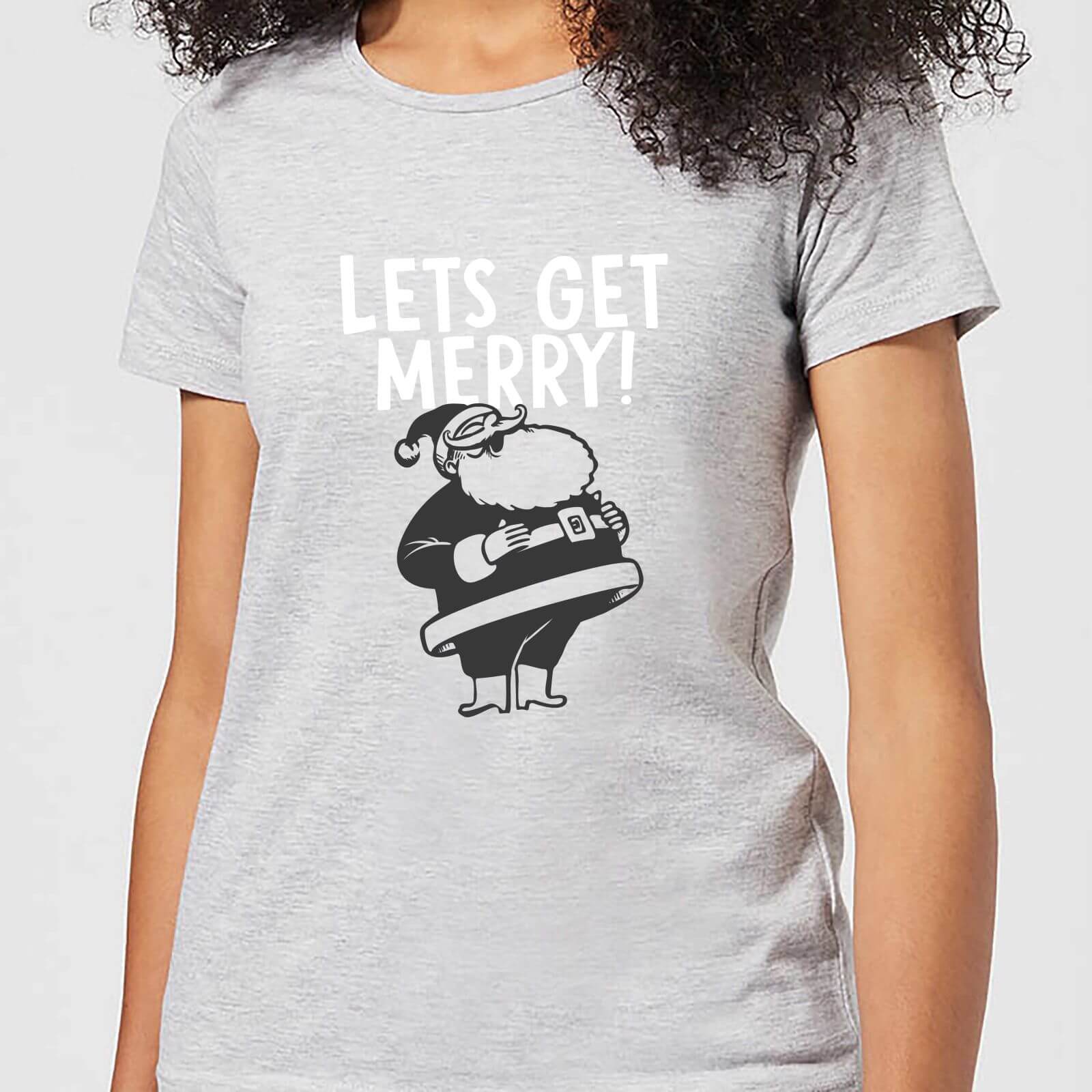 Lets Be Merry Women's T-Shirt - Grey - 3XL - Gris