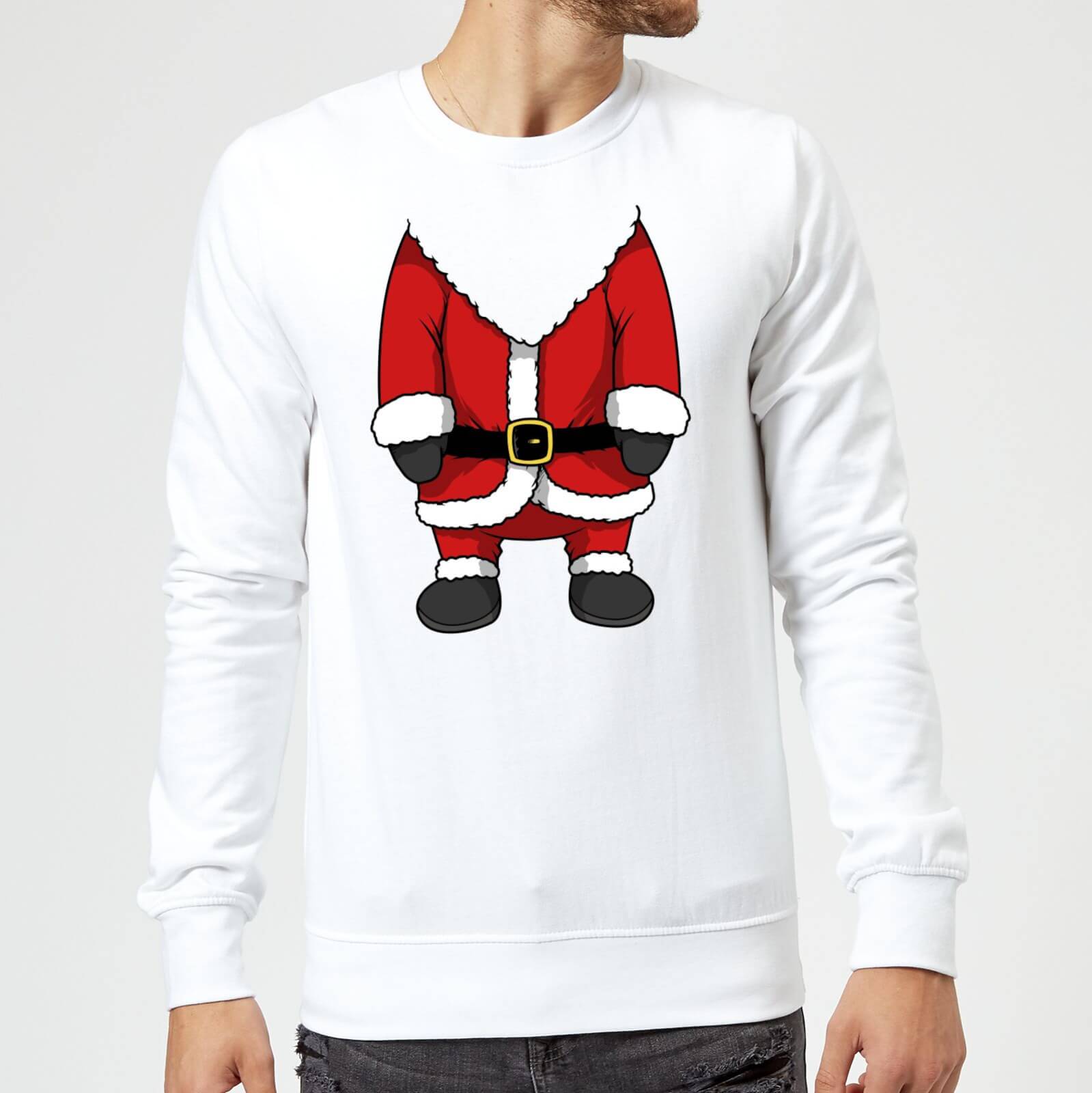 Santa Sweatshirt - White - S - White