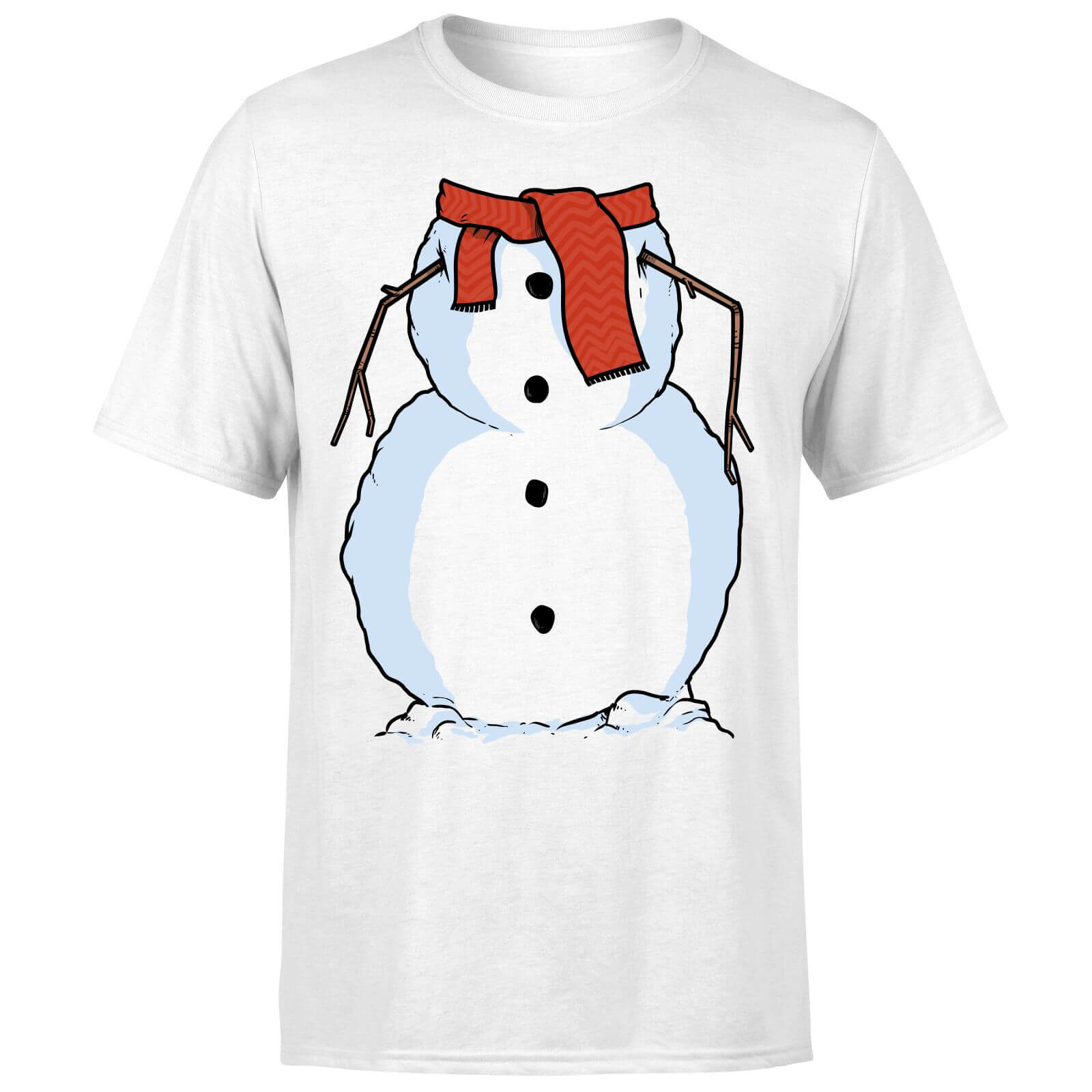 Snowman T-Shirt - White - 3XL - White