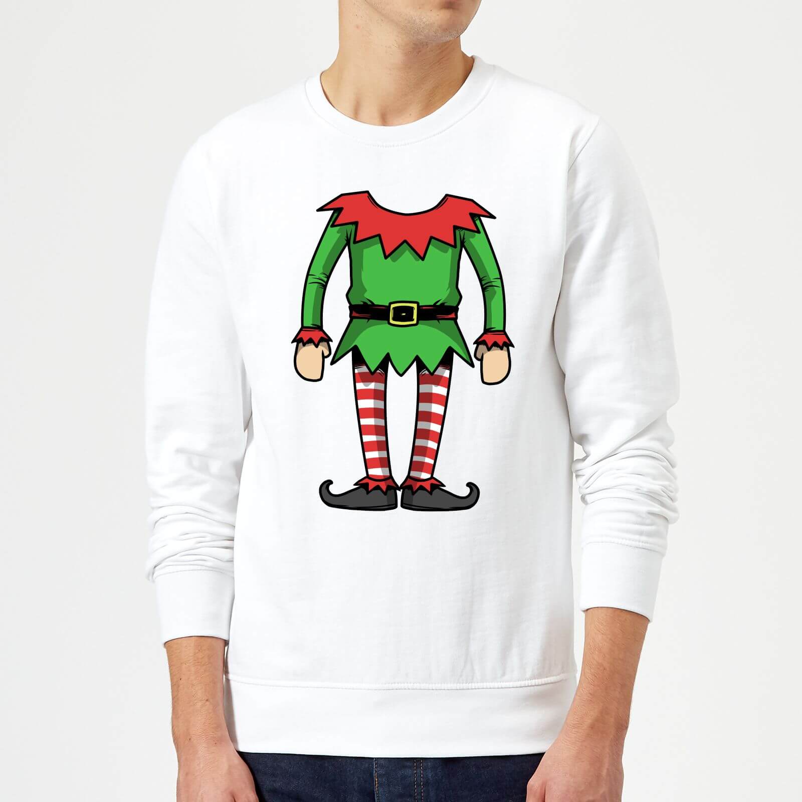Elf Sweatshirt - White - M - White