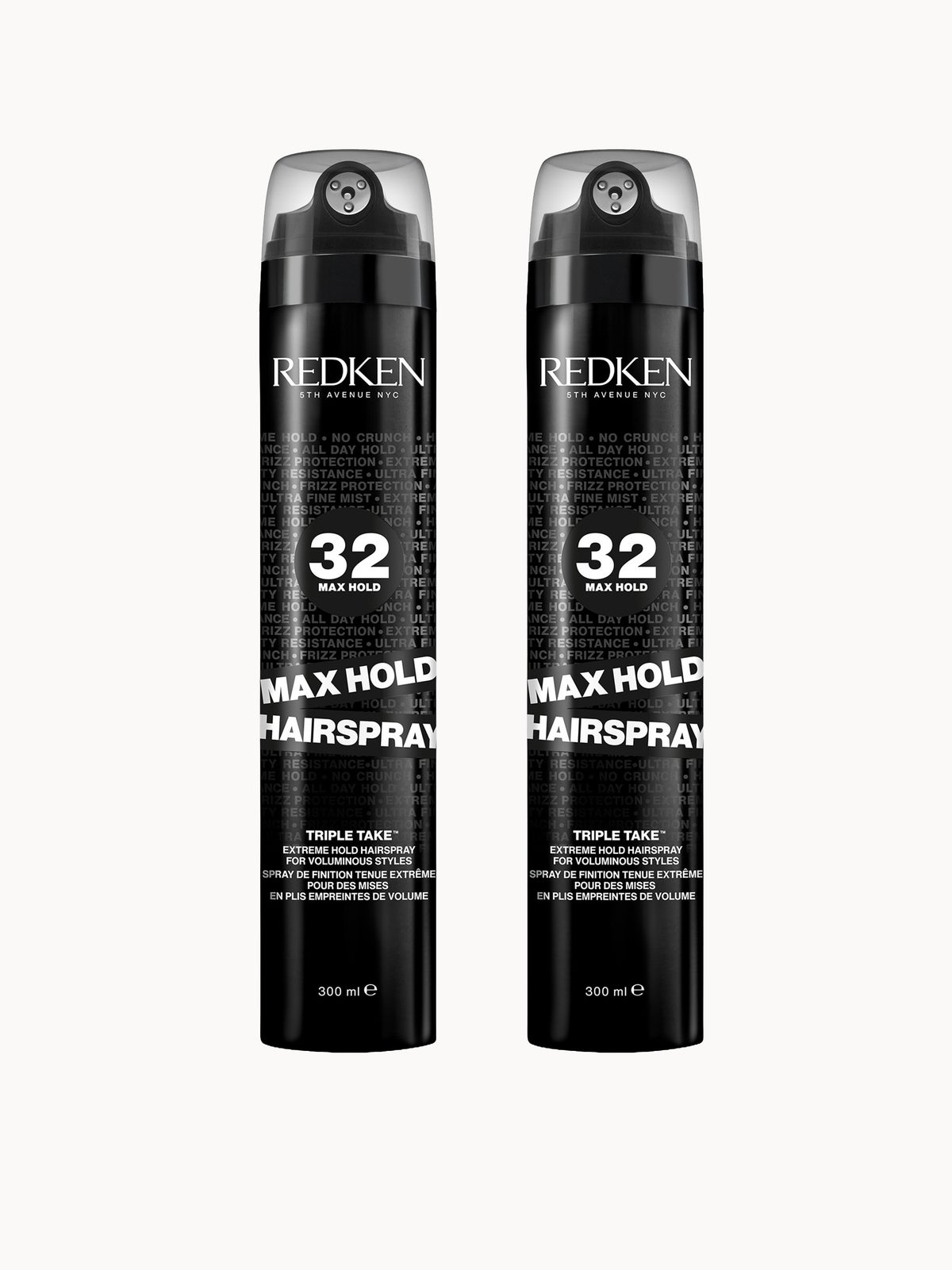 Redken Max Hold Hairspray for Extreme Hold 2 x 300ml