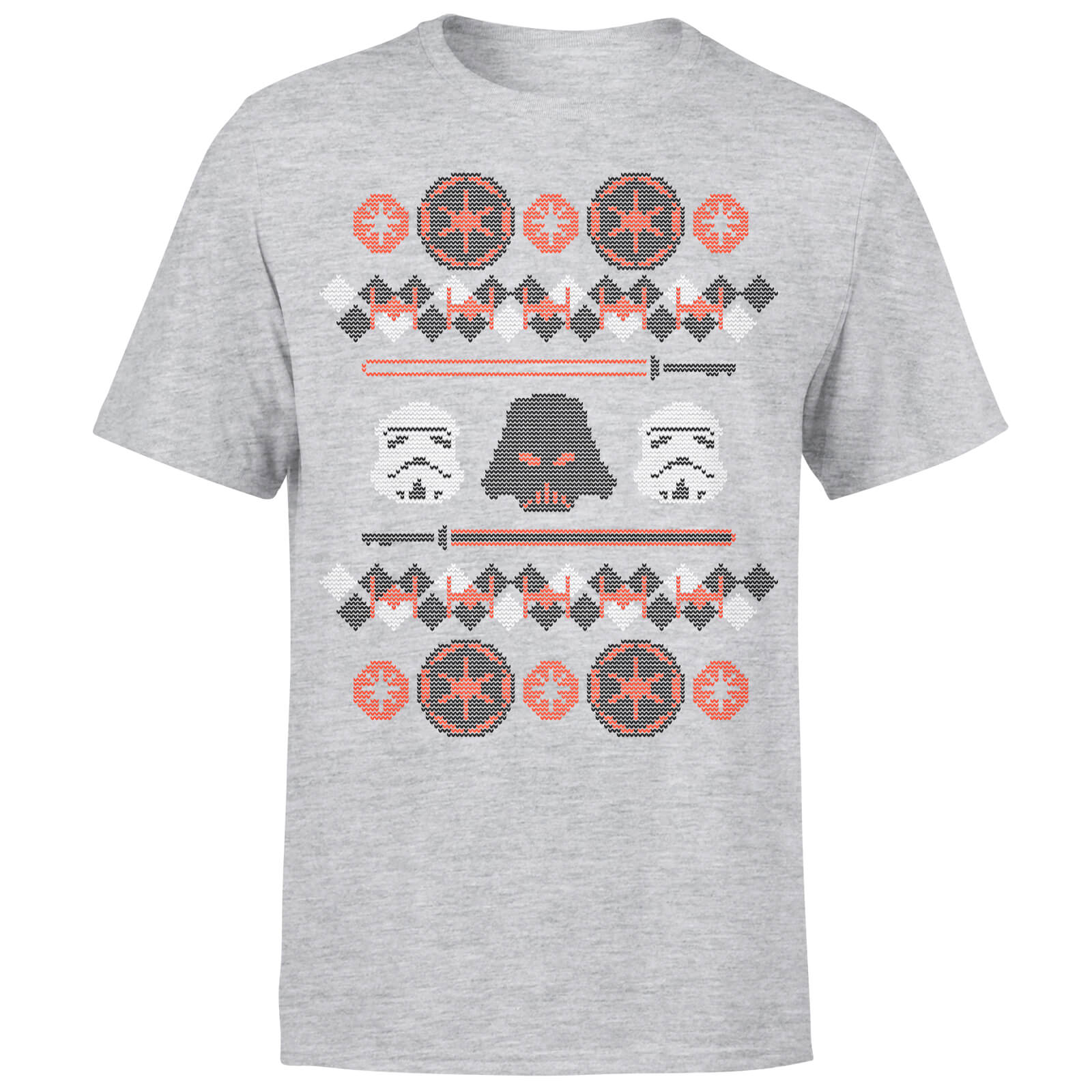 

T-Shirt Star Wars Christmas Empire Knit Grey - M