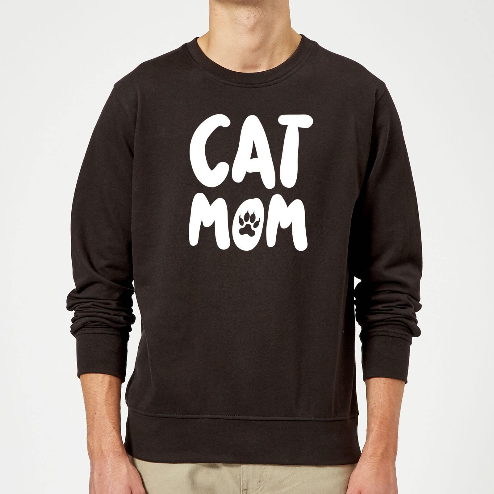 Cat Mom Sweatshirt - Black - 5XL - Black