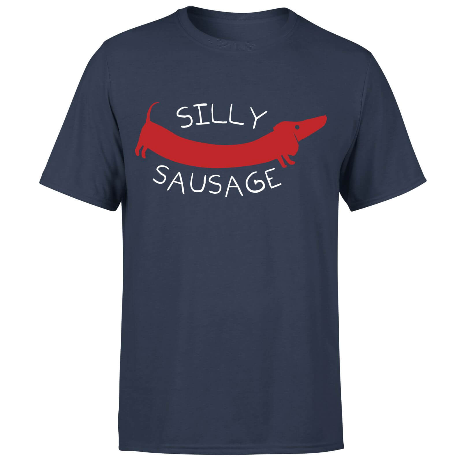Silly Sausage T-Shirt - Navy - S - Navy