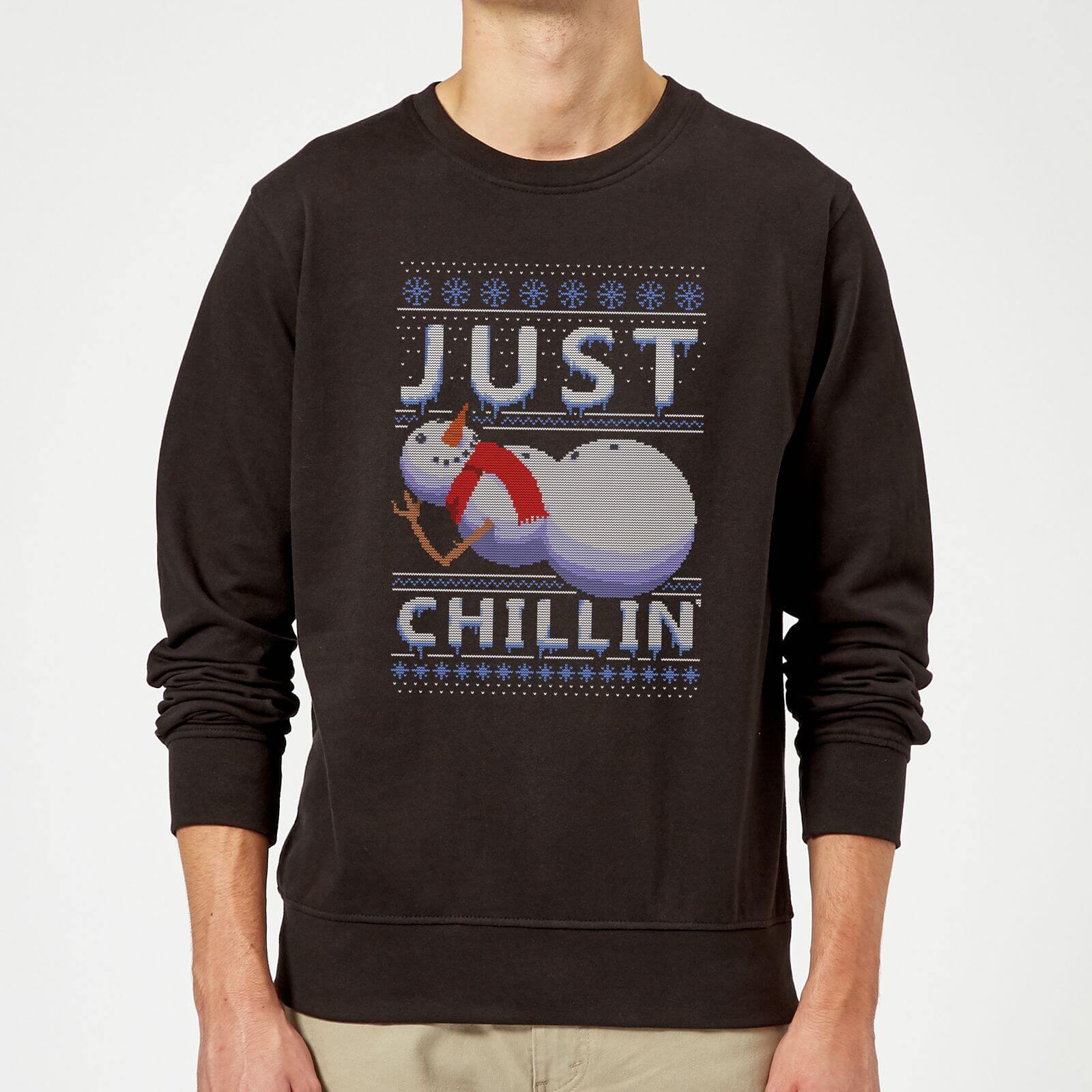 Just Chillin Sweatshirt - Black - 5XL