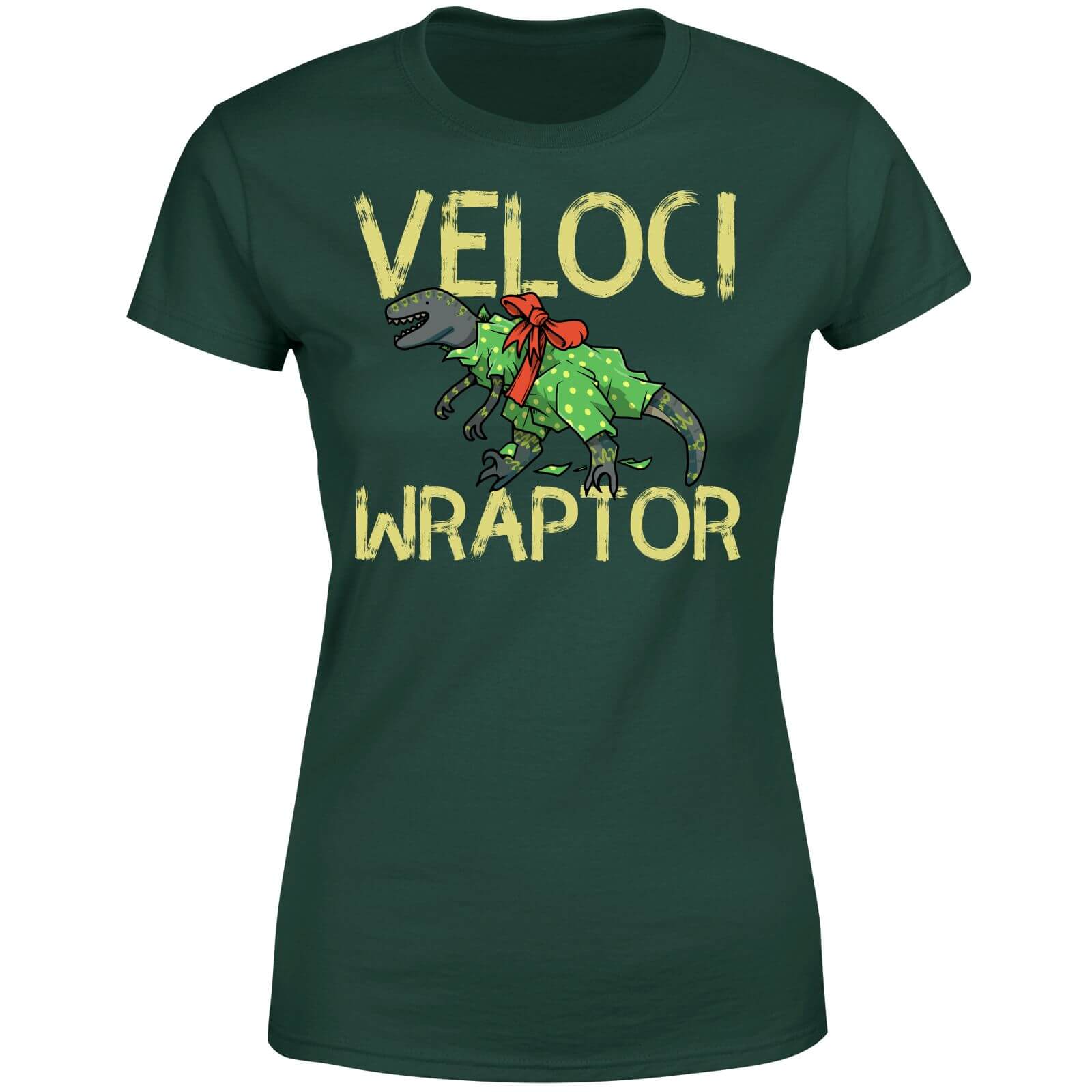 Veloci Wraptor Women's T-Shirt - Forest Green - S