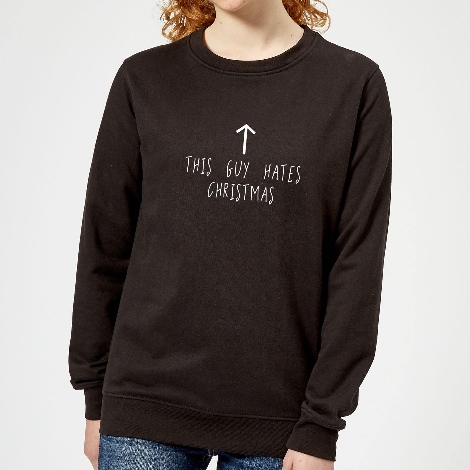 This Guy Hates Christmas Women's Sweatshirt - Black - XS - Black