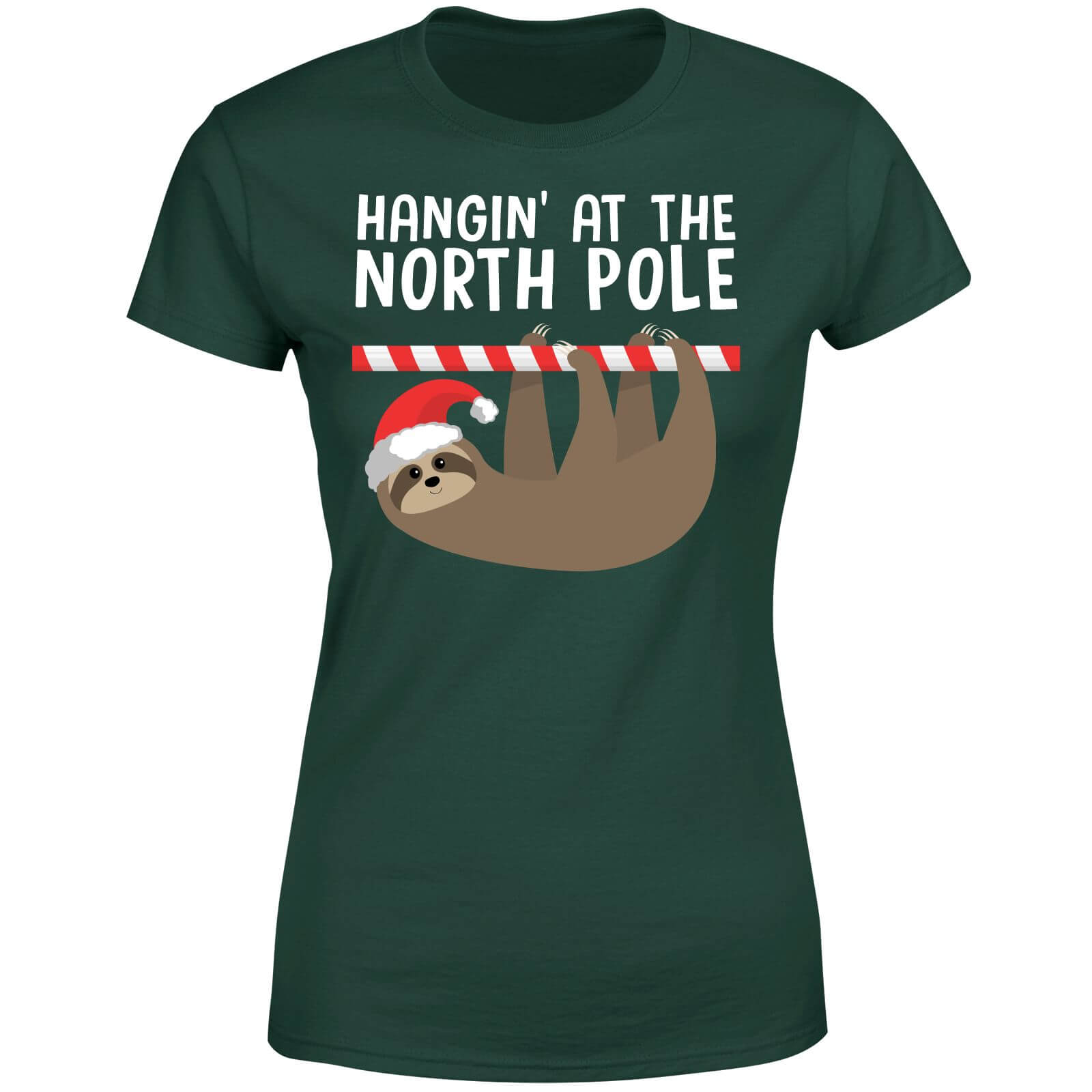 Hangin' At The North Pole Women's T-Shirt - Forest Green - S