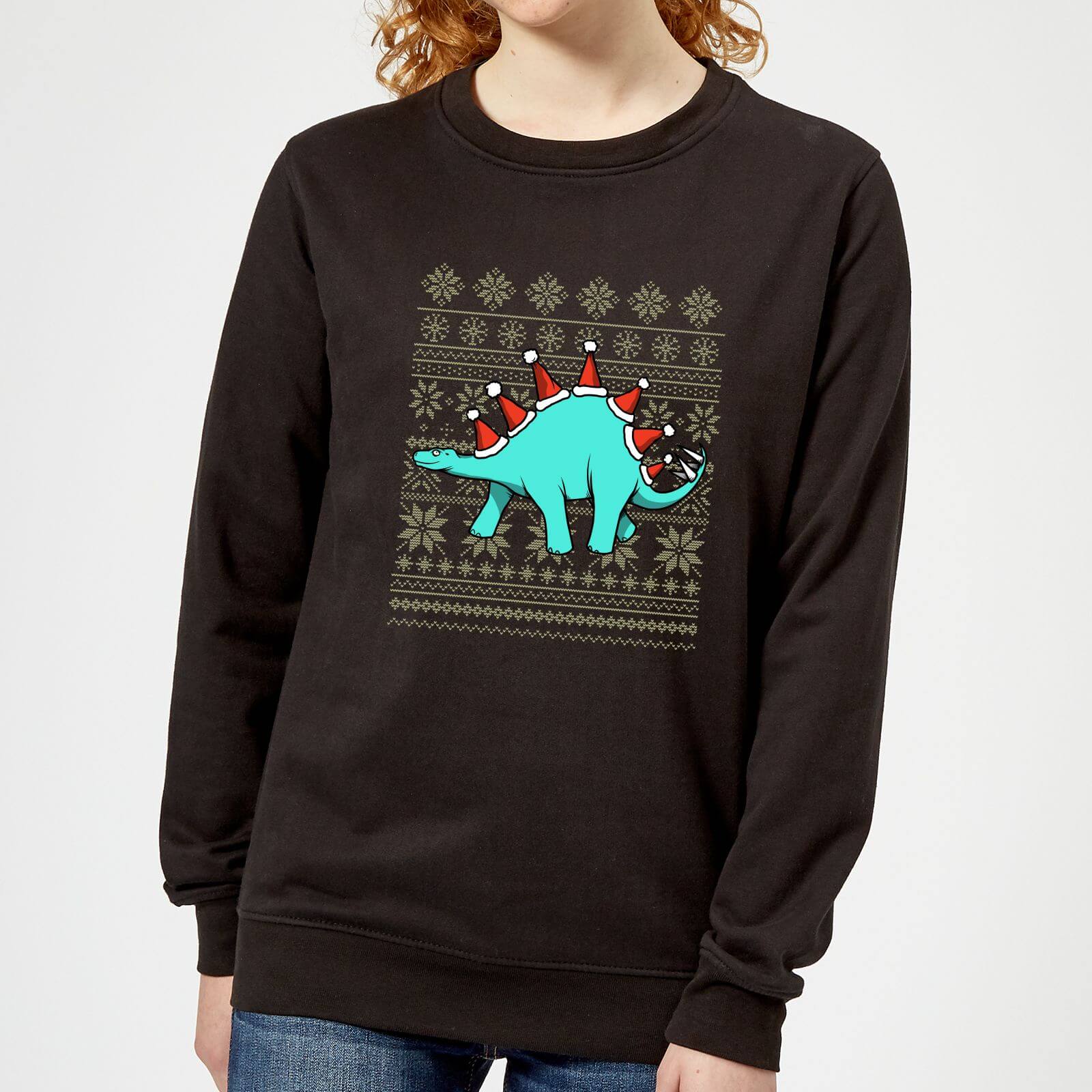 Stegosantahats Women's Sweatshirt - Black - XS - Black