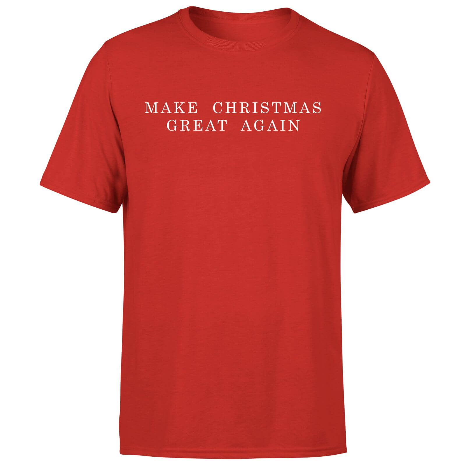 Make Christmas Great Again T-Shirt - Red - S