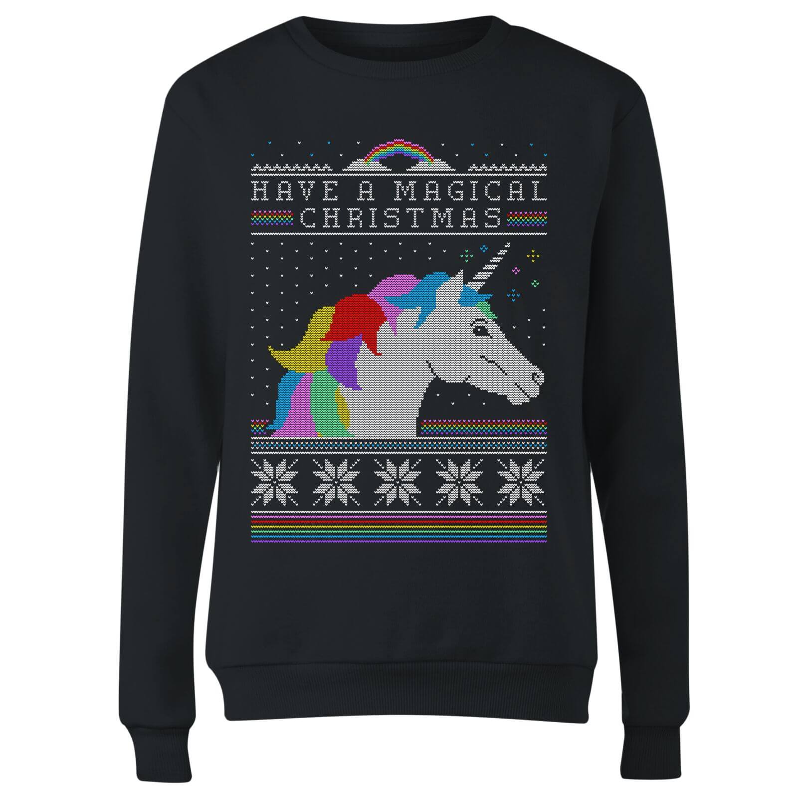 Have a magical Christmas Fair isle Women's Sweatshirt - Black - S