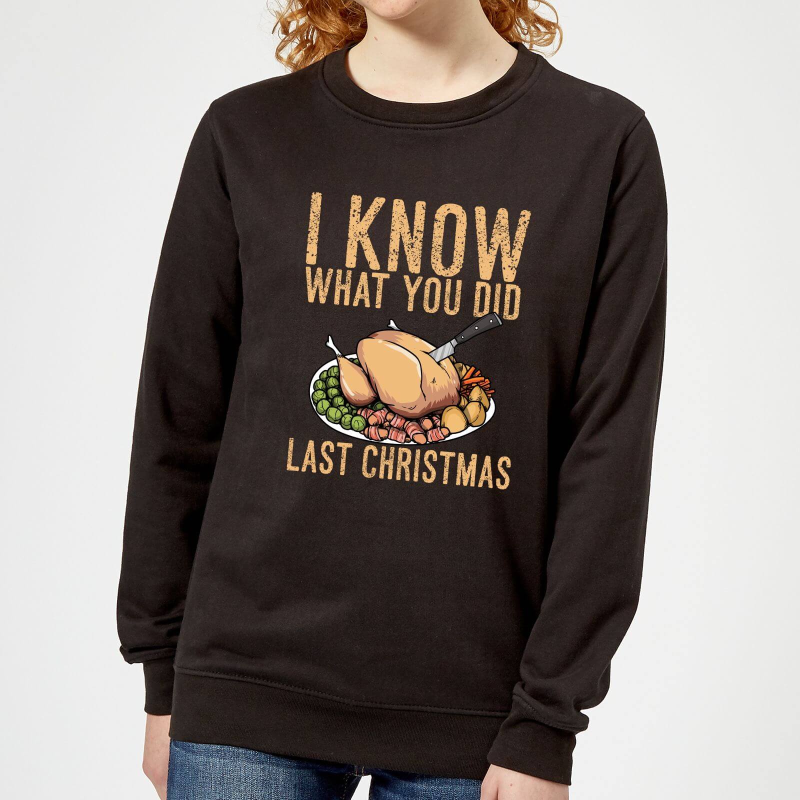 I Know What You Did Last Christmas Women's Sweatshirt - Black - XS - Black