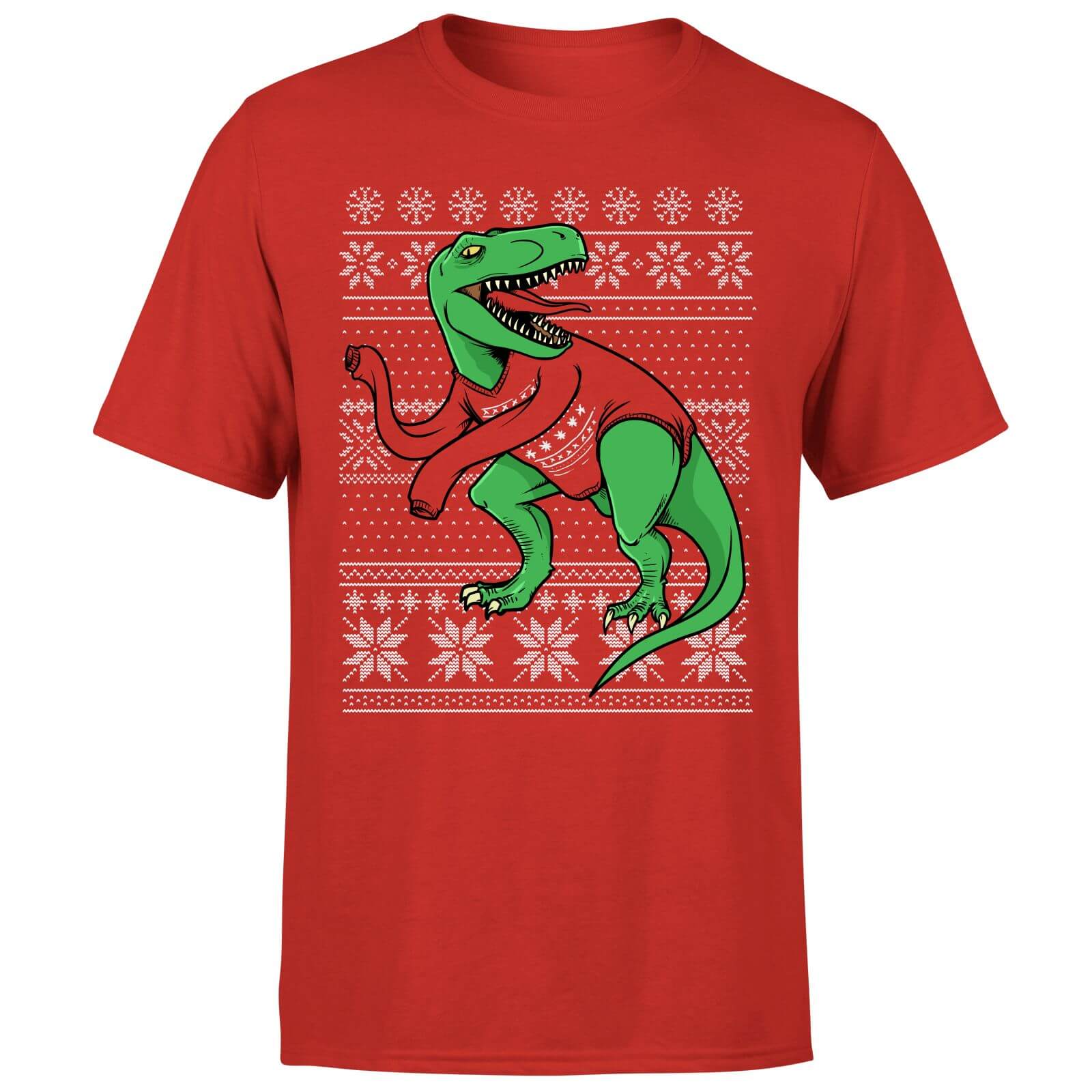 T-Rex Sleeves T-Shirt - Red - M - Red