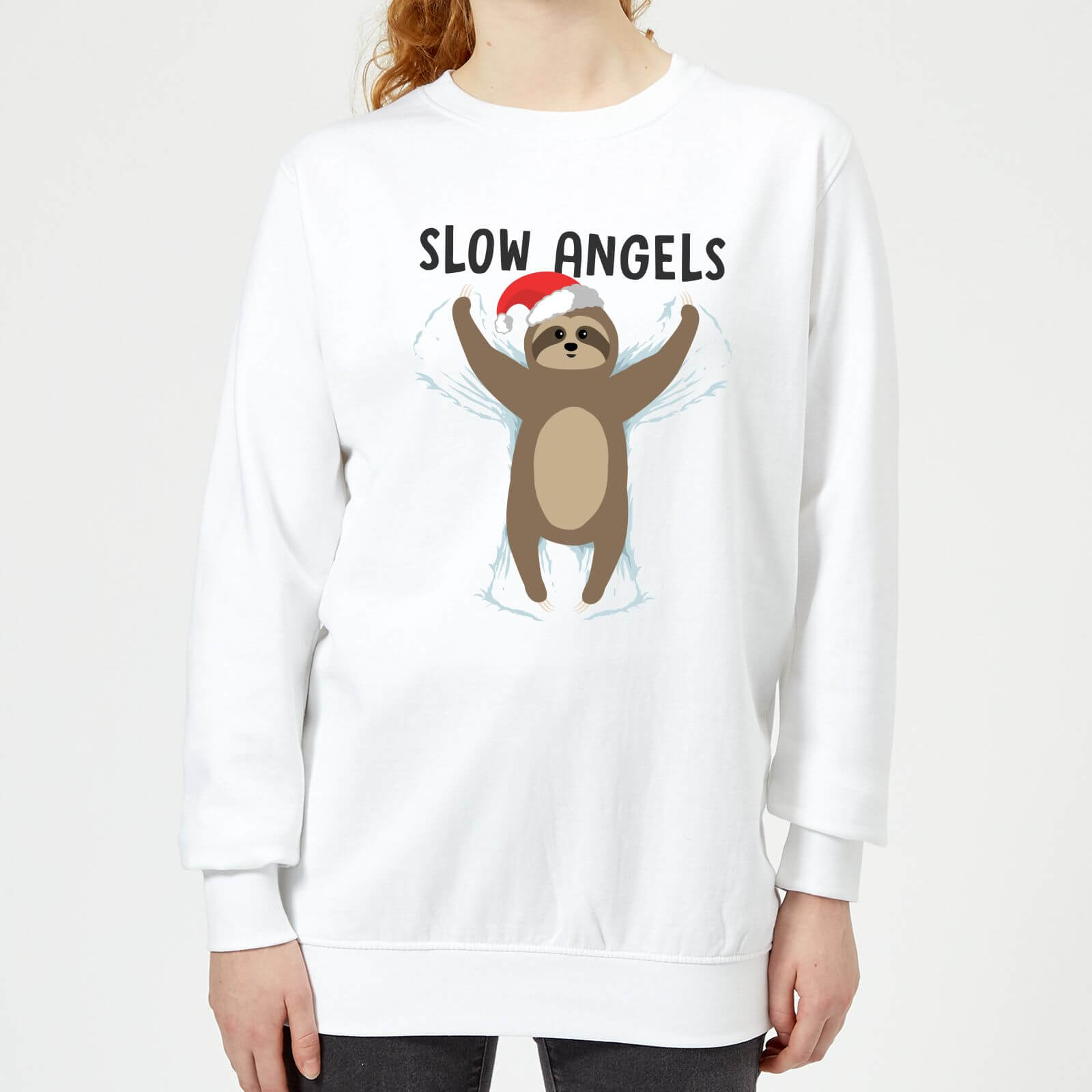 Slow Angels Women's Sweatshirt - White - XS