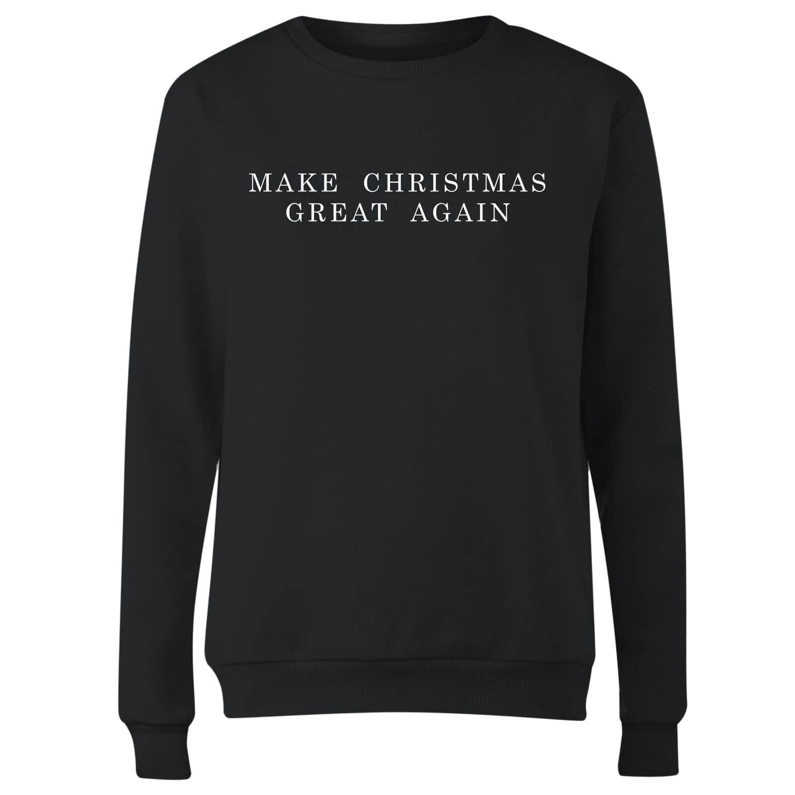 Make Christmas Great Again Women's Sweatshirt - Black - S - Black