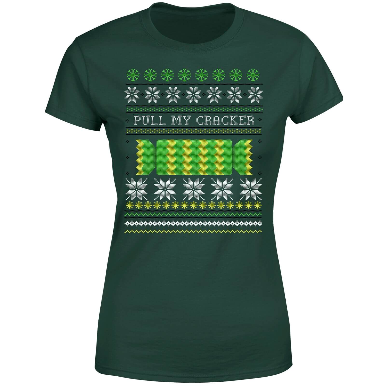 Pull My Cracker Women's T-Shirt - Forest Green - S - Forest Green
