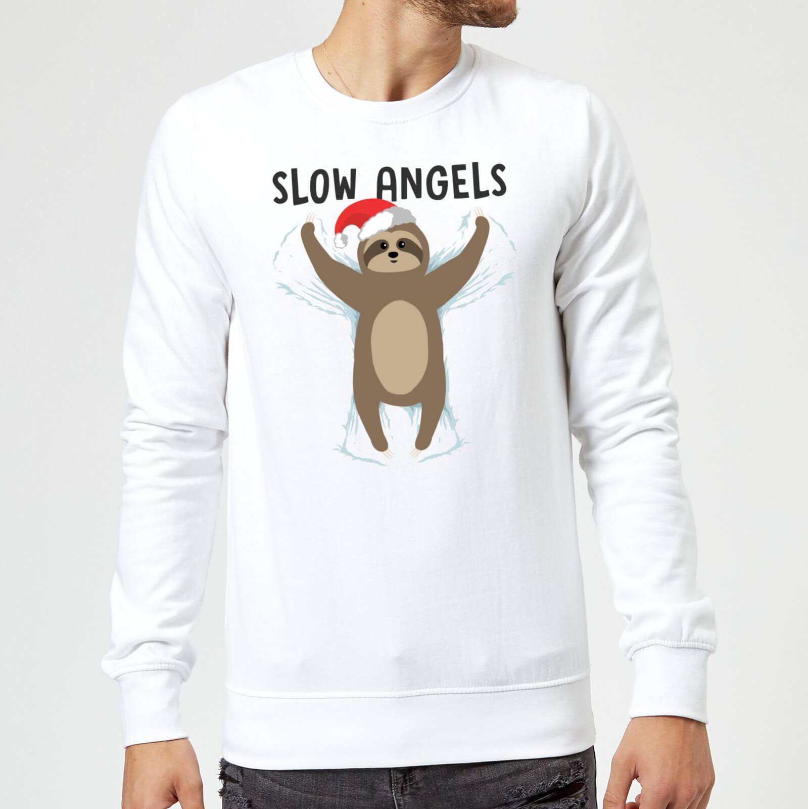 Slow Angels Sweatshirt - White - M - White