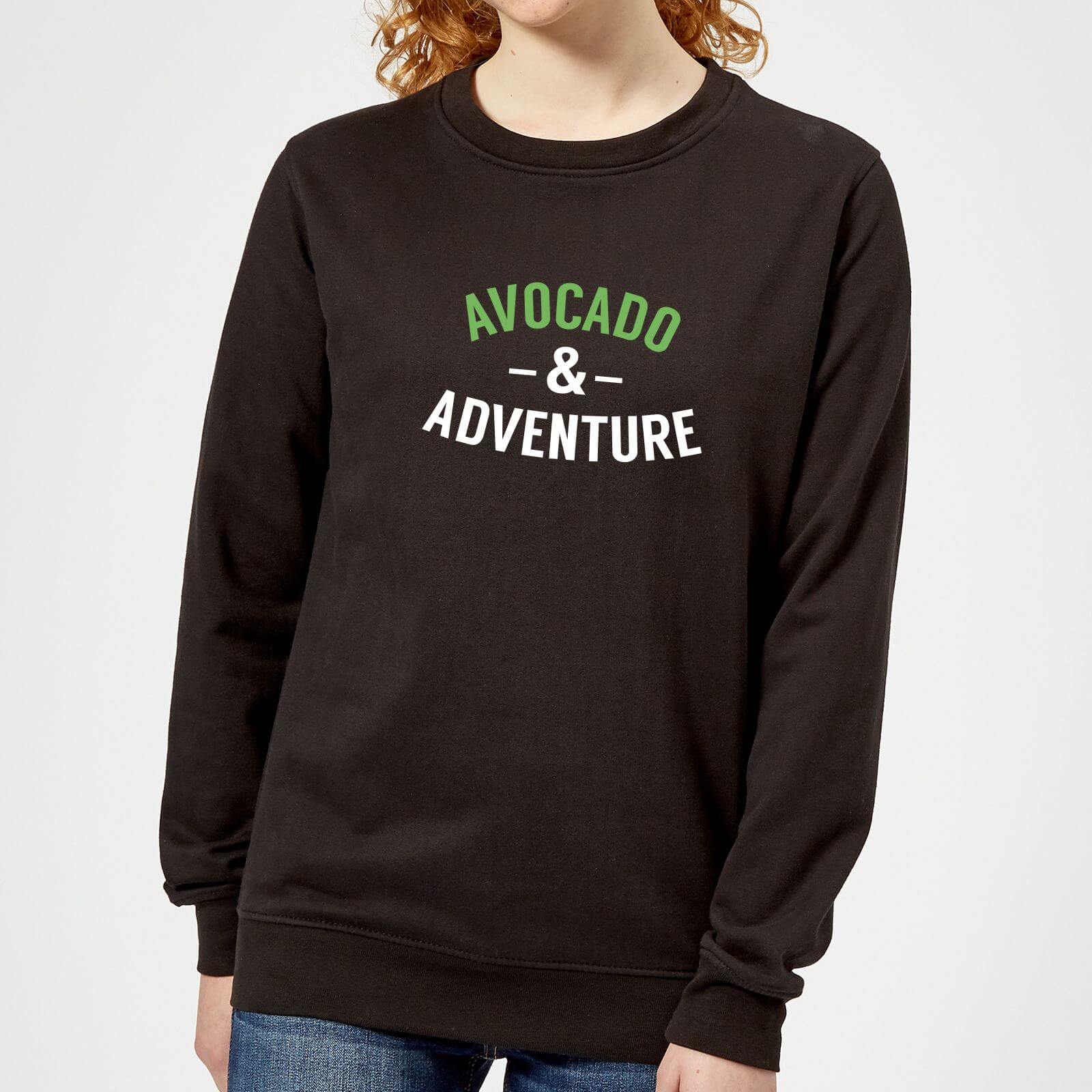 Avocado and Adventure Women's Sweatshirt - Black - 5XL - Black