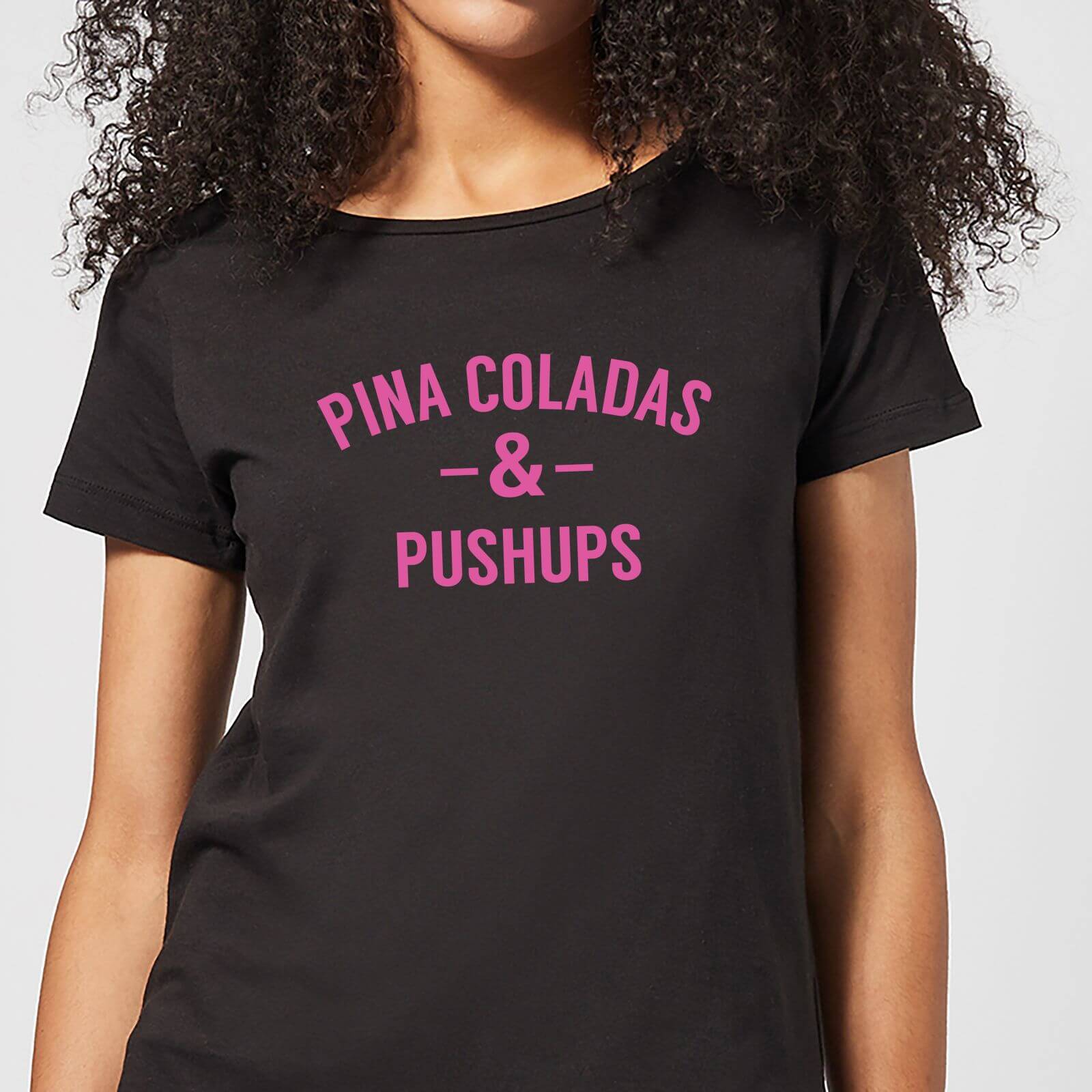Pina Coladas and Pushups Women's T-Shirt - Black - 3XL - Black
