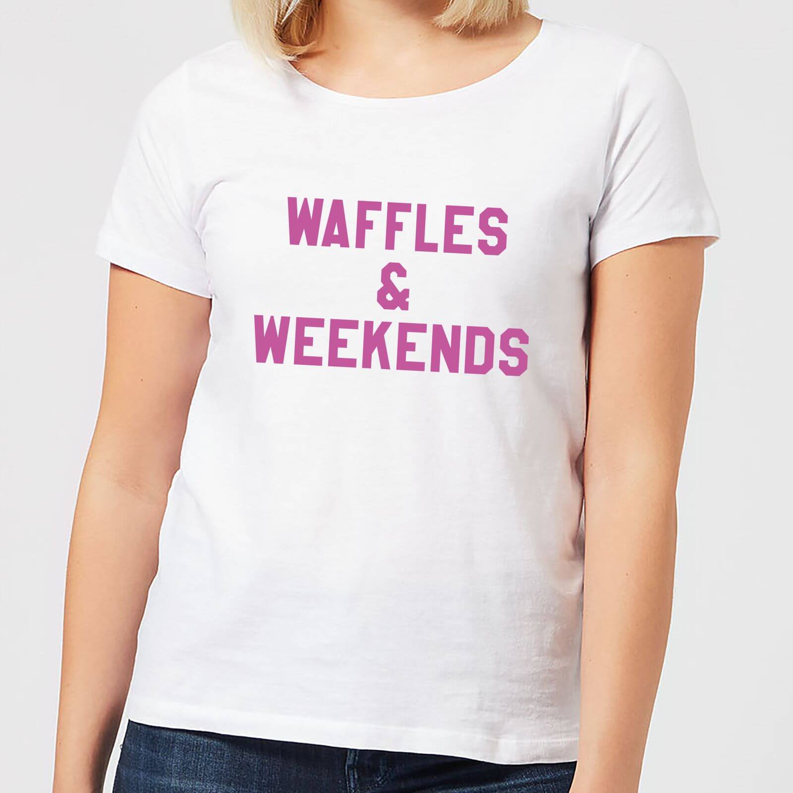 Waffles and Weekends Women's T-Shirt - White - 3XL - Blanc