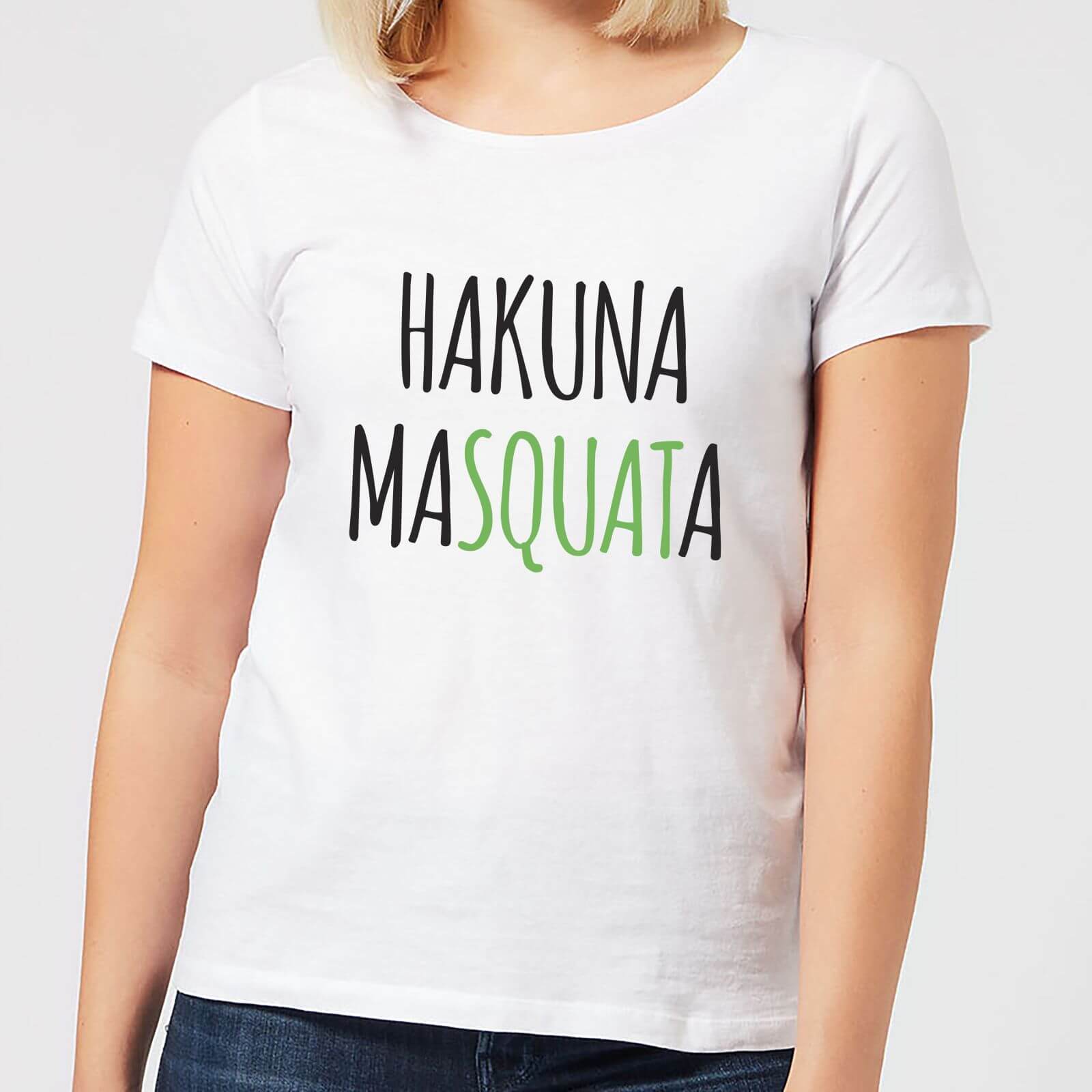 Hakuna MaSquata Women's T-Shirt - White - 3XL - Blanc