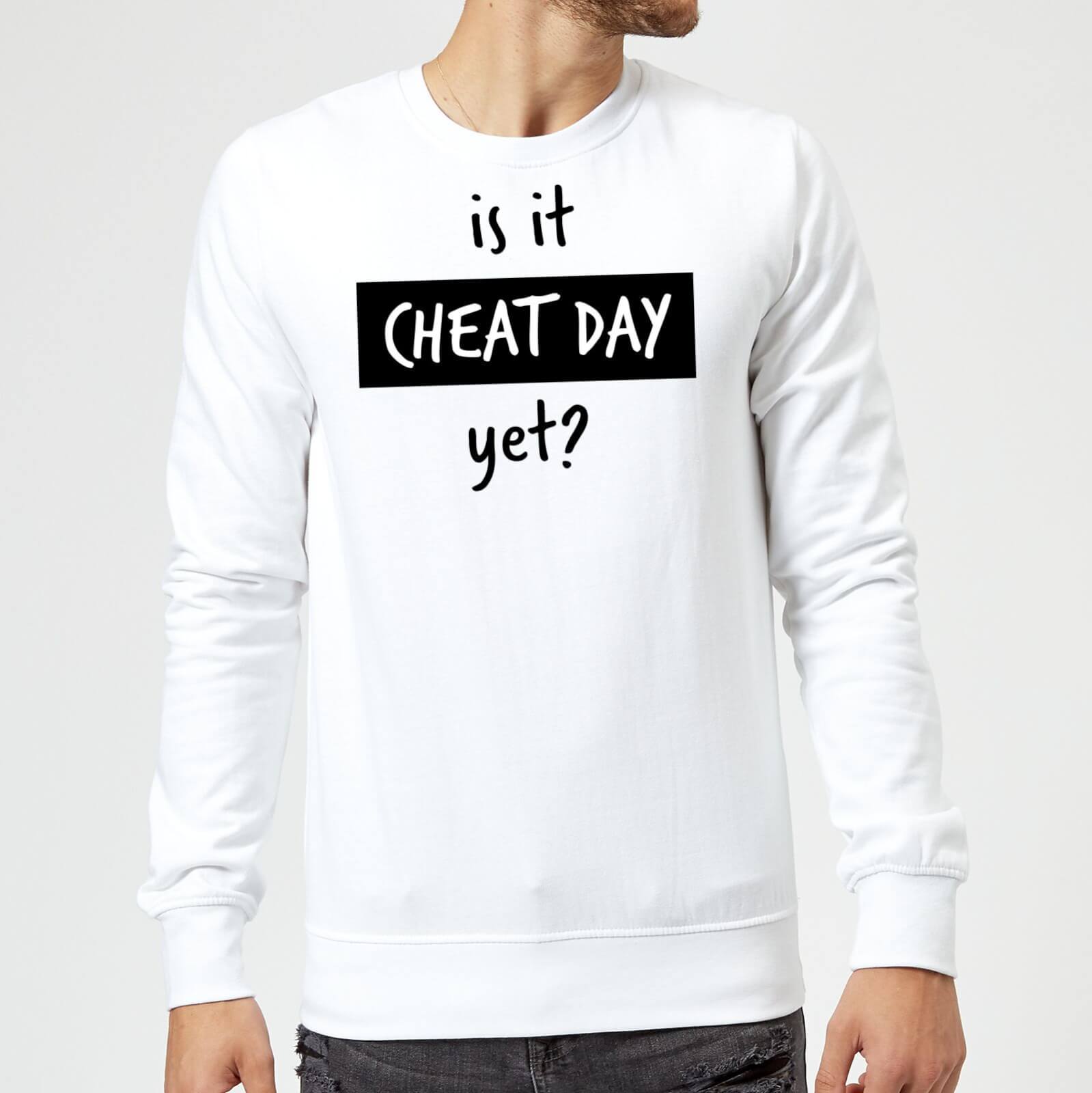 Is it Cheat Day Sweatshirt - White - S - White