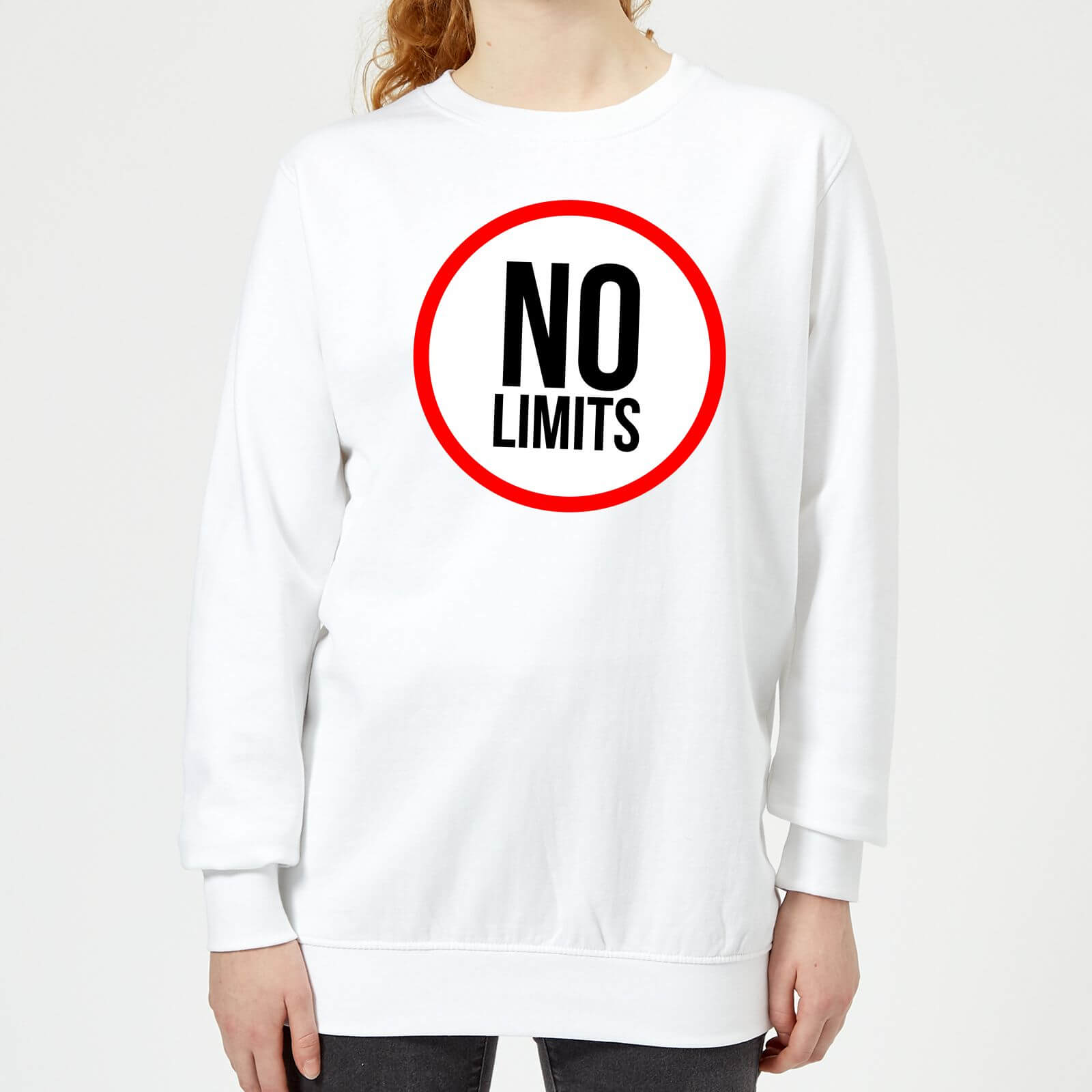 No Limits Women's Sweatshirt - White - M - White