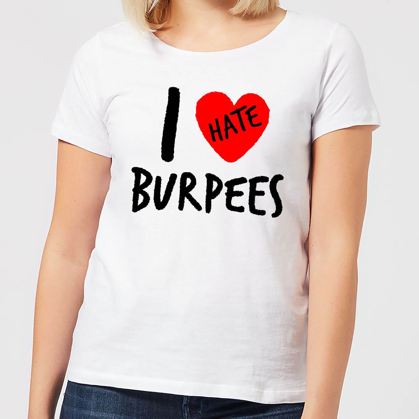 I Hate Burpees Women's T-Shirt - White - XXL - White